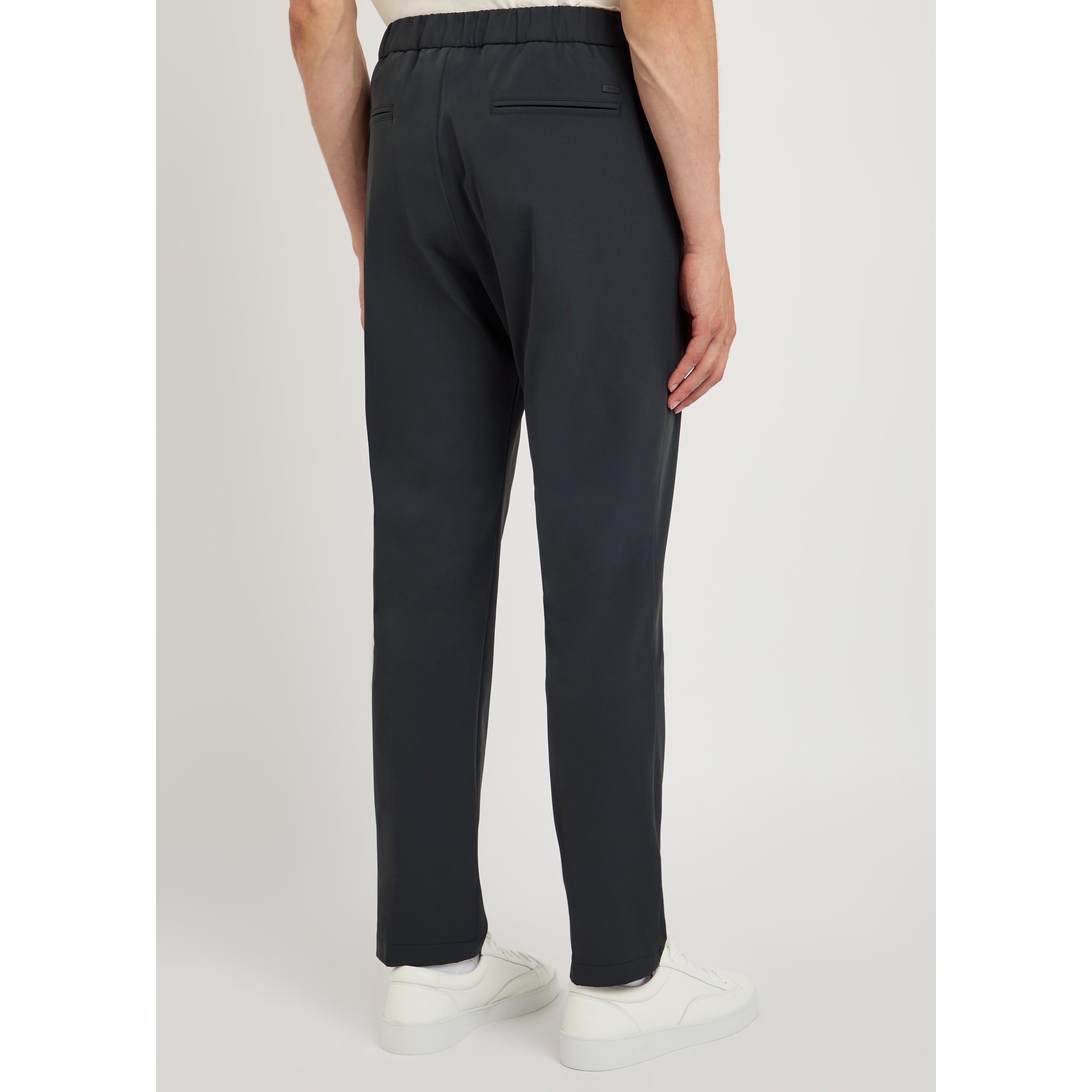 NAVY - Herno - Men's Slim-Fit Stretch Trousers - 3