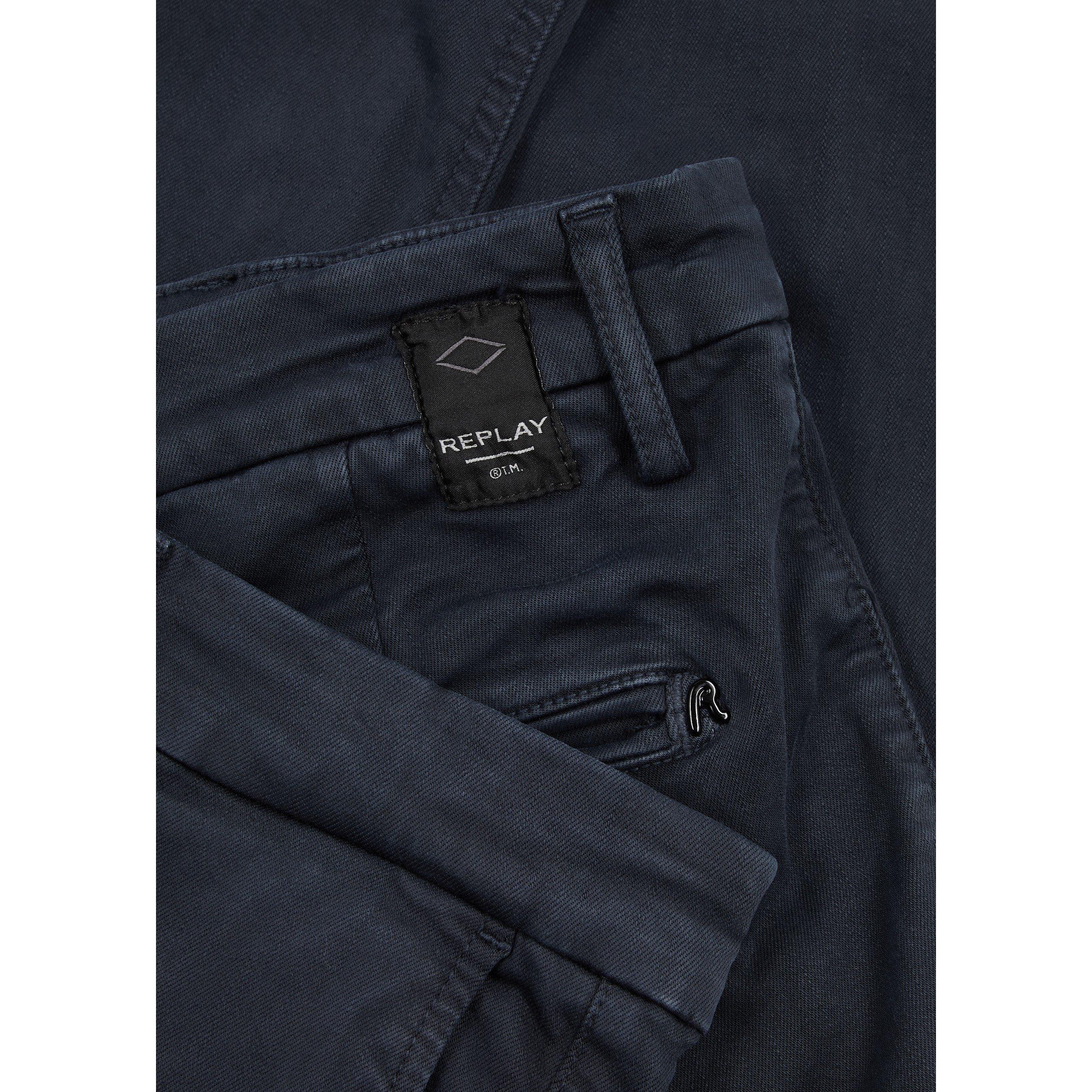 NAVY - Replay - REPLAY TRS BENNI CHINO NAVY - 4