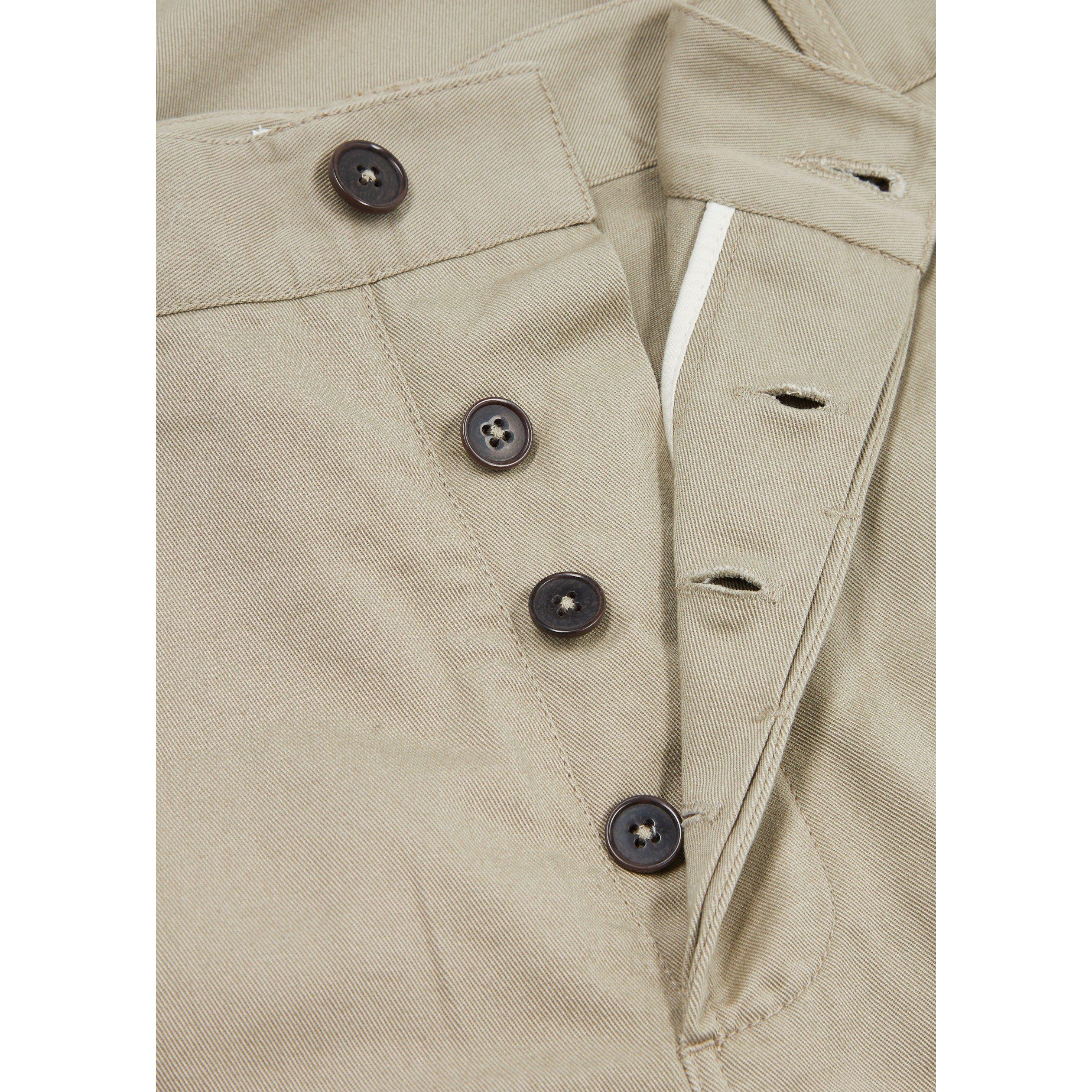 BEIGE - Universal Works - UW TRS CHINO TWILL STONE - 4