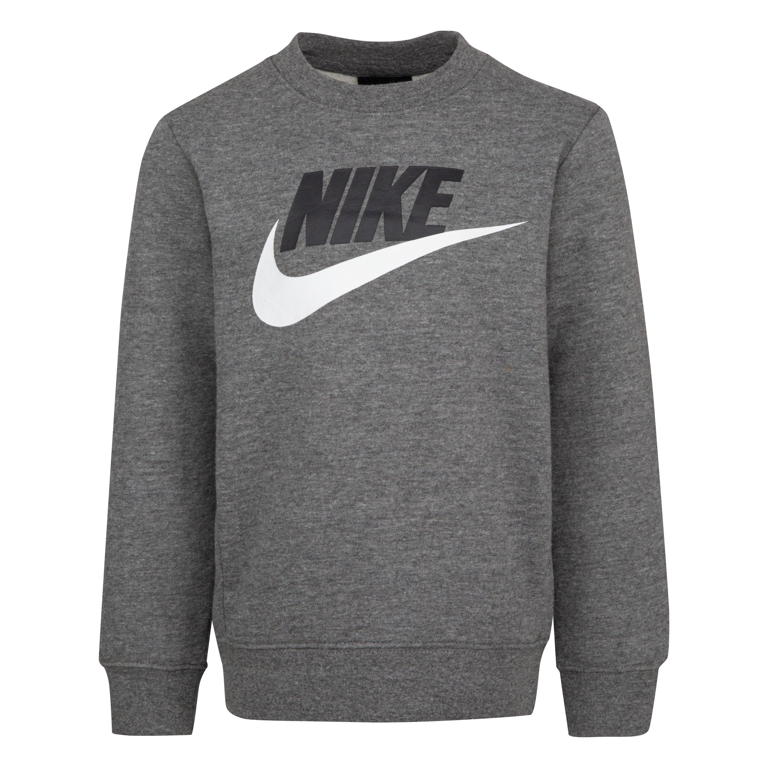 Carbon Heather - Nike - NknClubHbrCrew In99