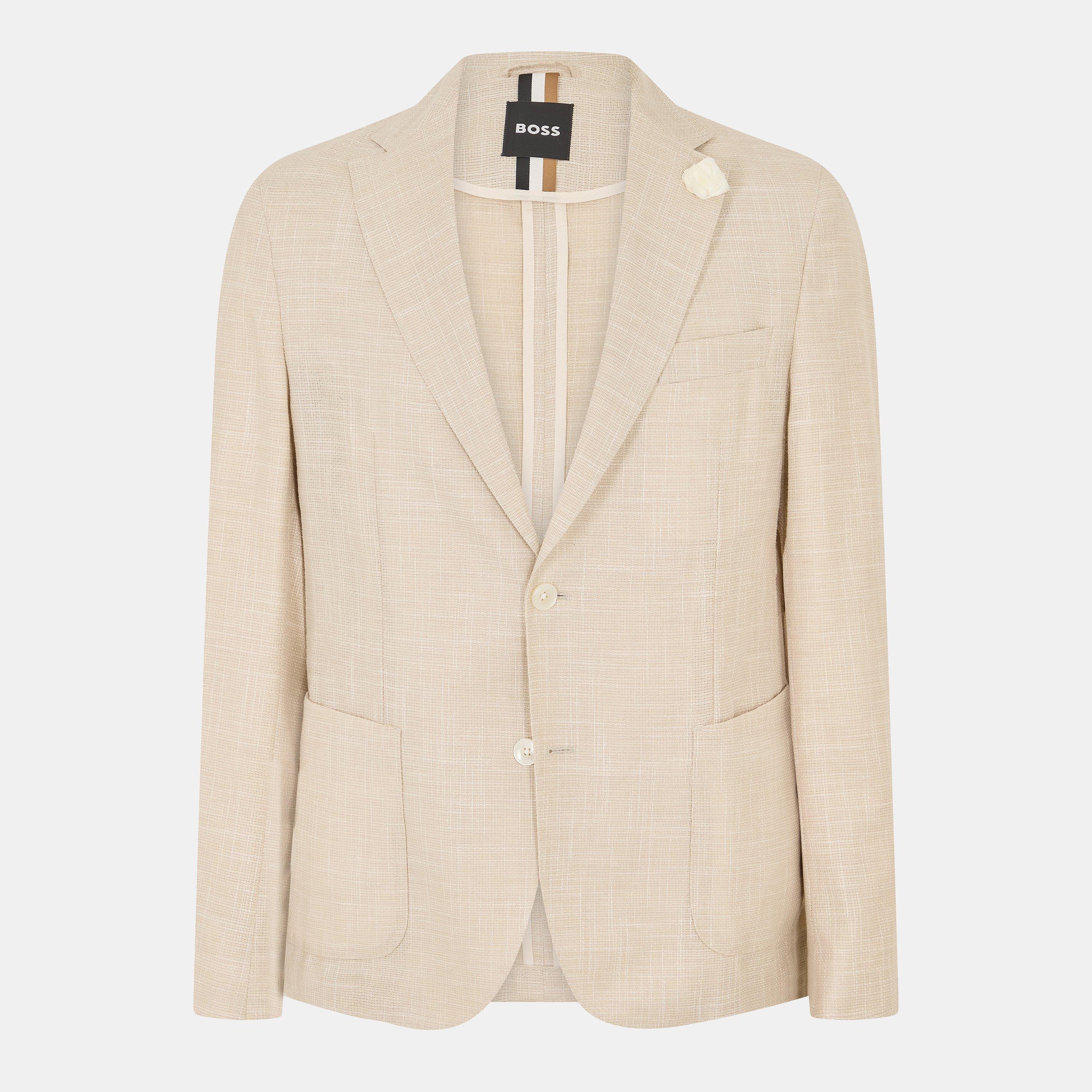 Boss Men's Hbb C Hanry Suit Jacket - Open White - 36 (46)
