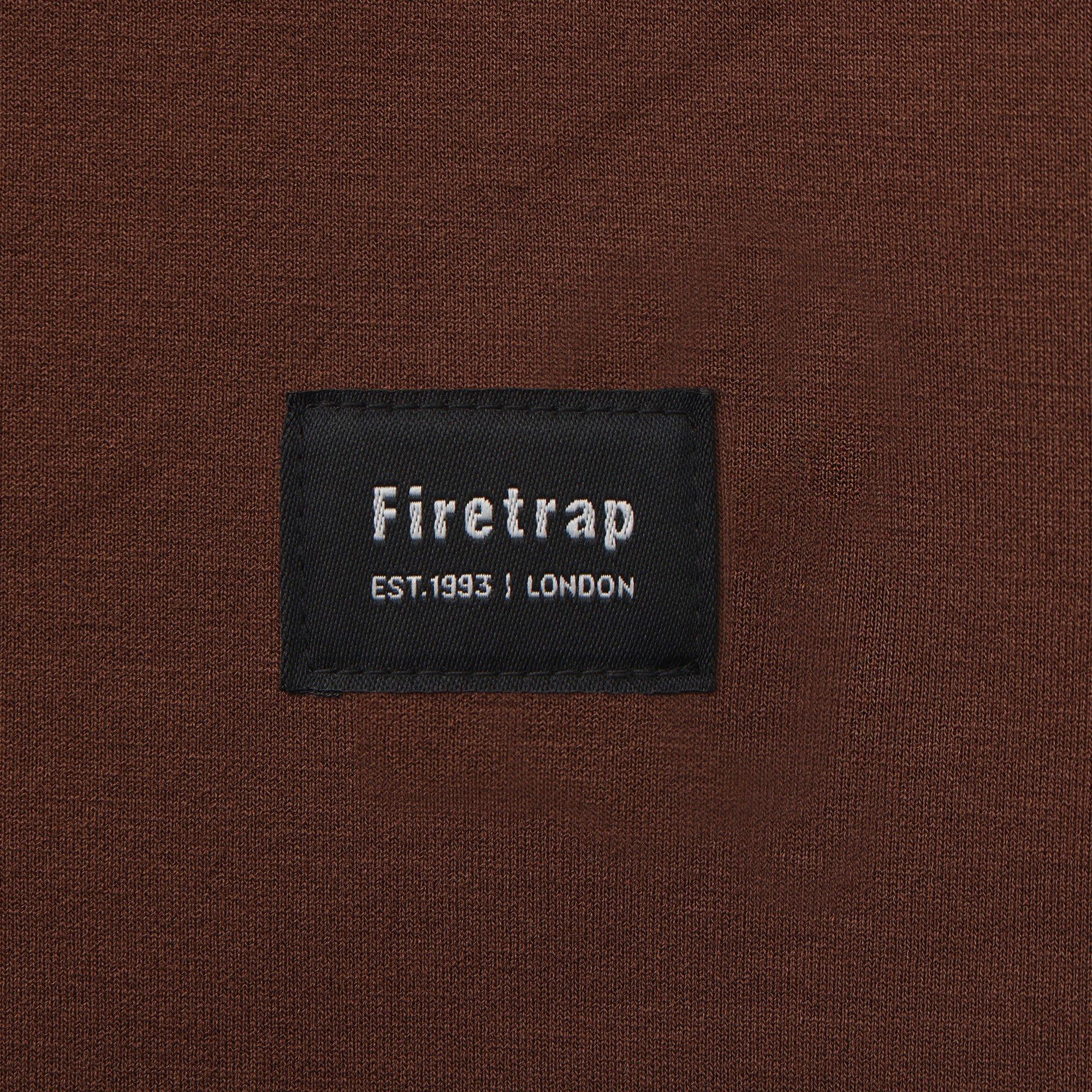 Brown - Firetrap - Scuba Tee Mens - 4