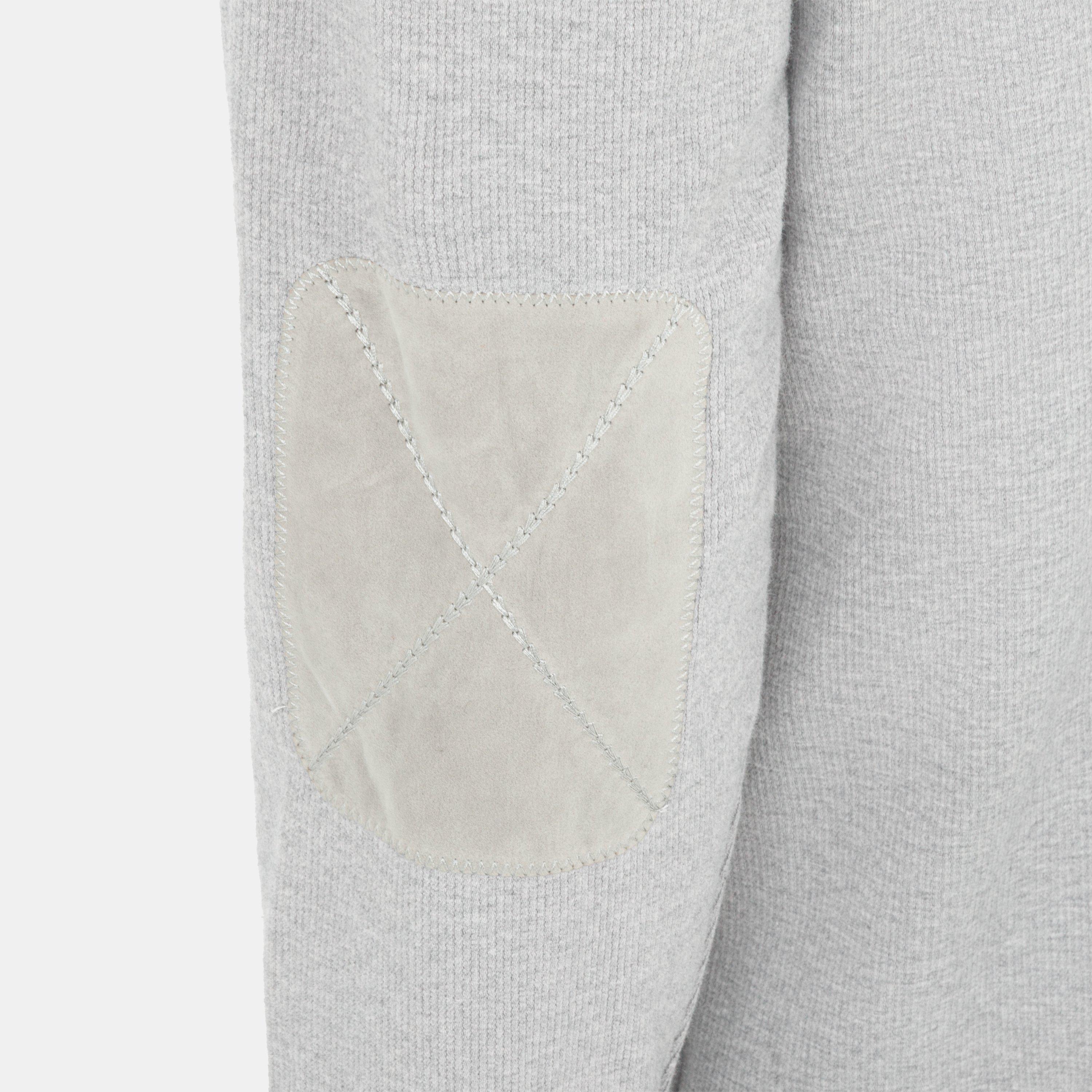 Light Grey - Howick - Crew Neck  Jumper Mens - 5