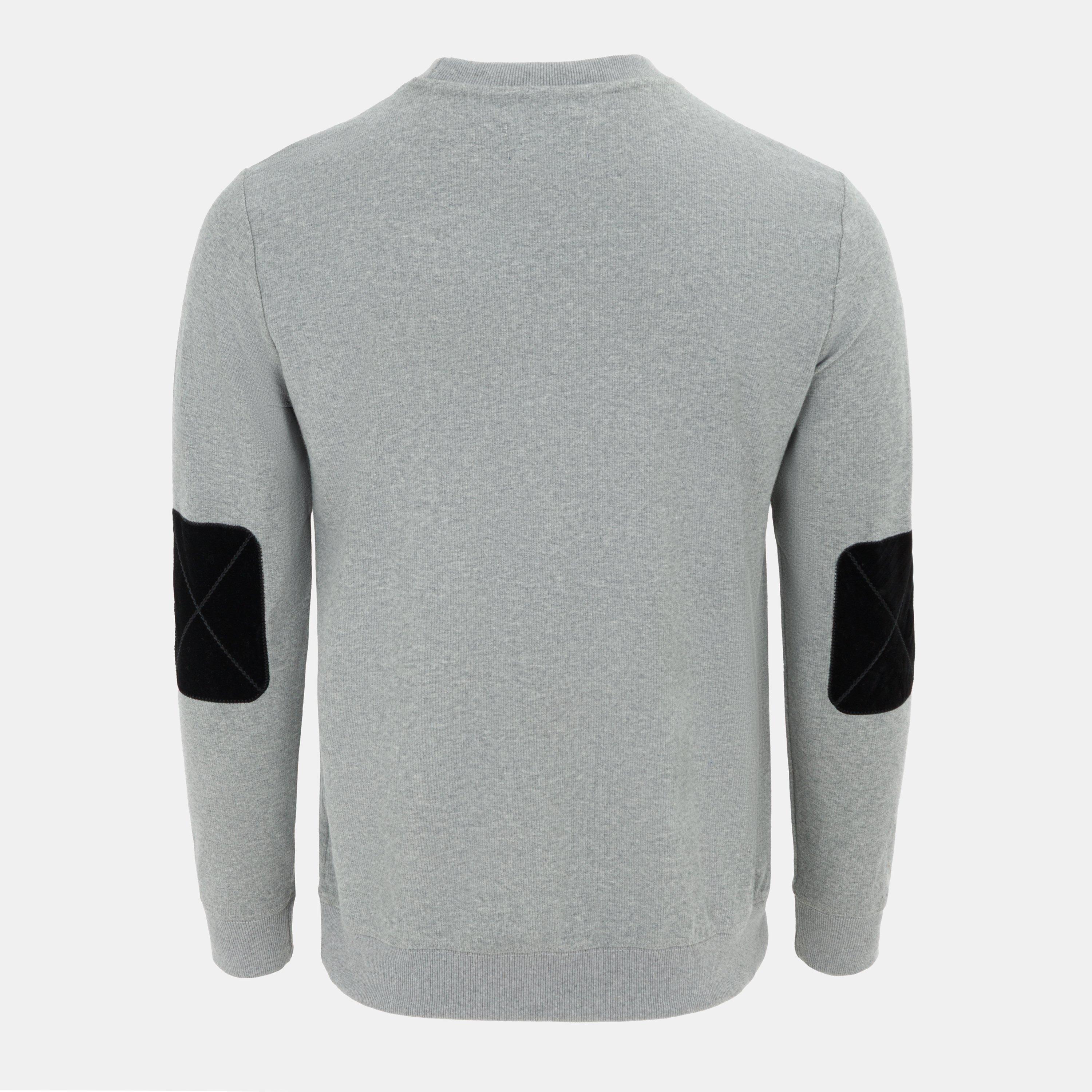 Grey - Howick - Crew Neck  Jumper Mens - 2