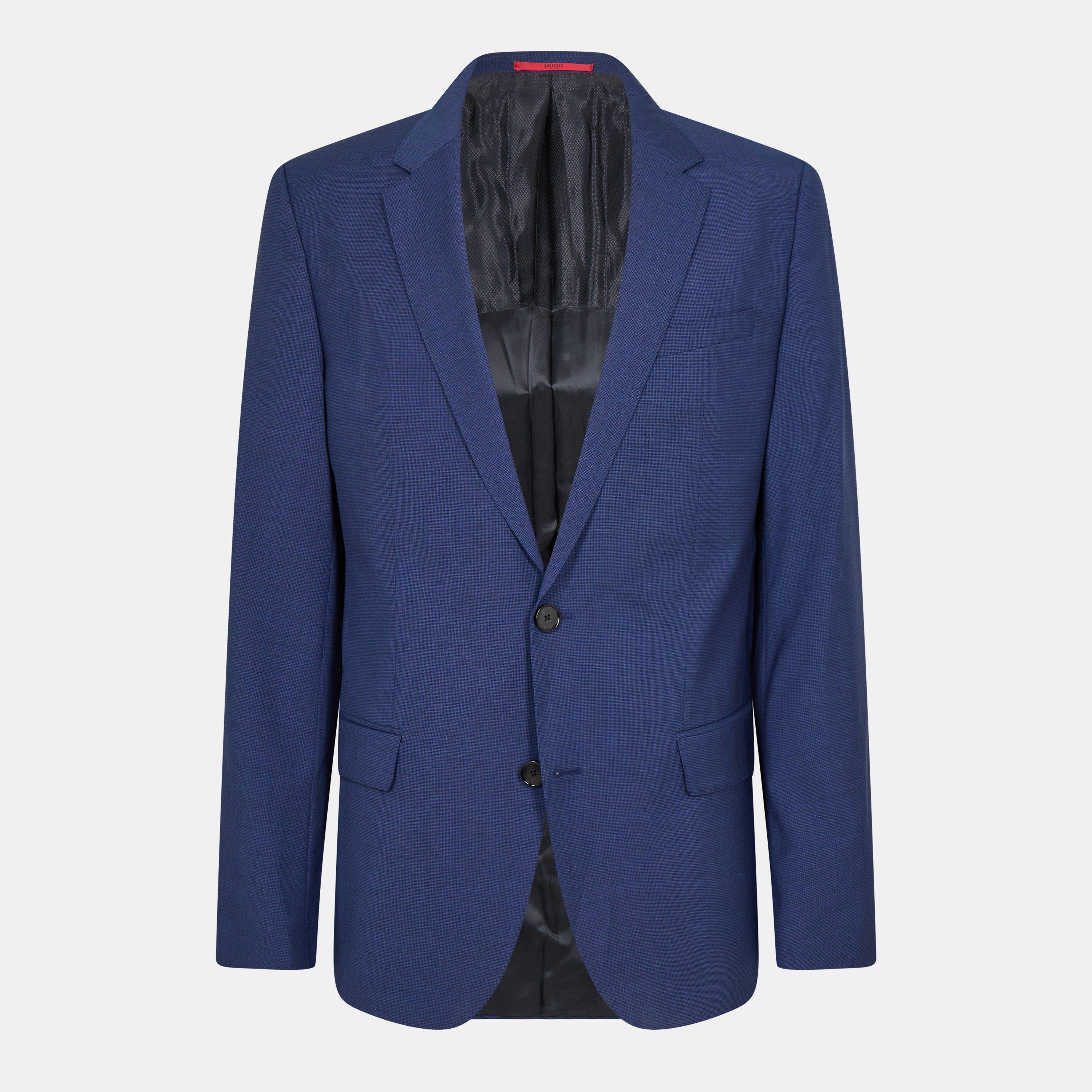 Navy - Hugo - Men's Henry Slim Fit Suit Jacket - 1