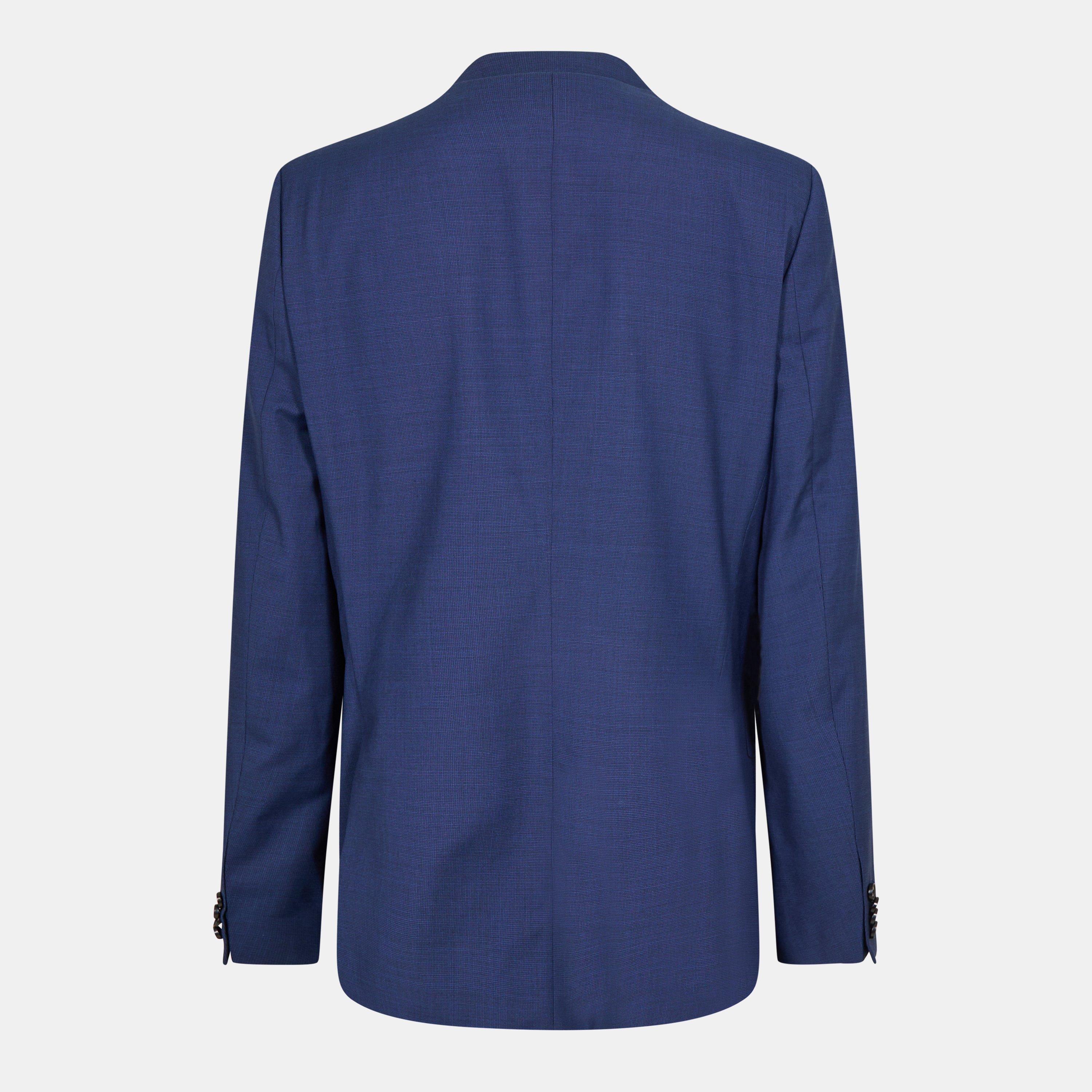 Navy - Hugo - Men's Henry Slim Fit Suit Jacket - 2