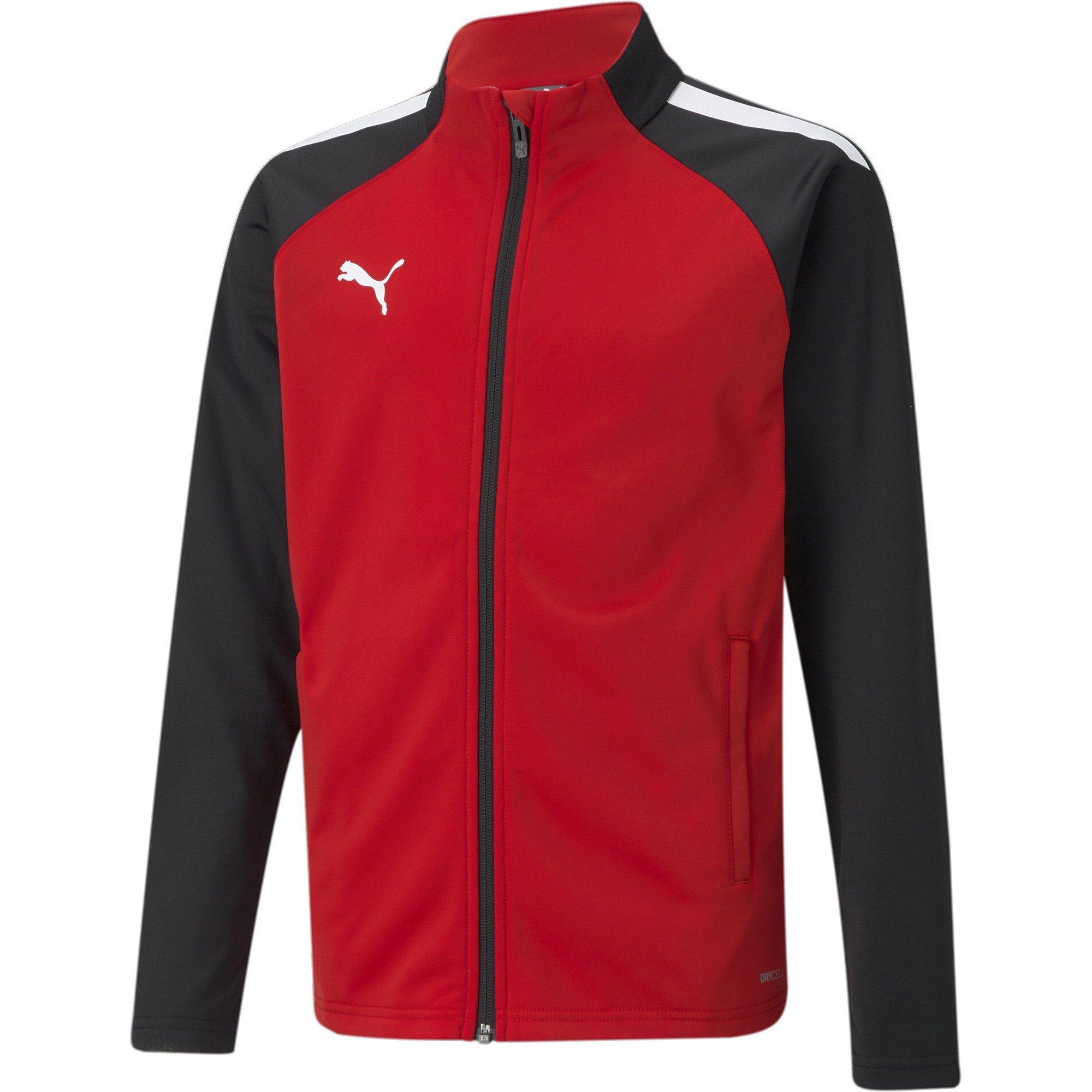 Red-Black - Puma - Puma Teamliga Training Jacket Jr Tracksuit Top Unisex Kids - 1