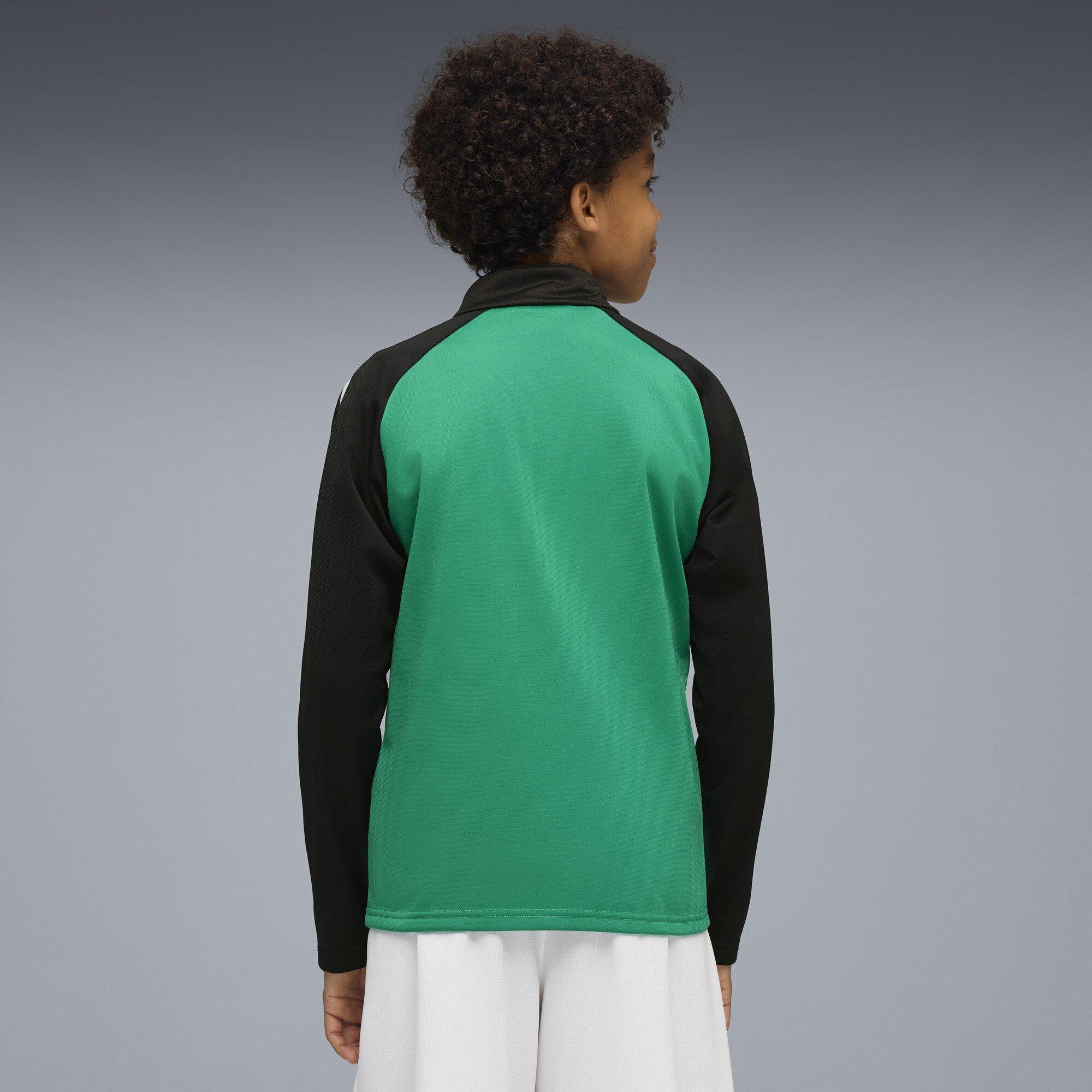 PepperGreen-Blk - Puma - Puma Teamliga Training Jacket Jr Tracksuit Top Unisex Kids - 4