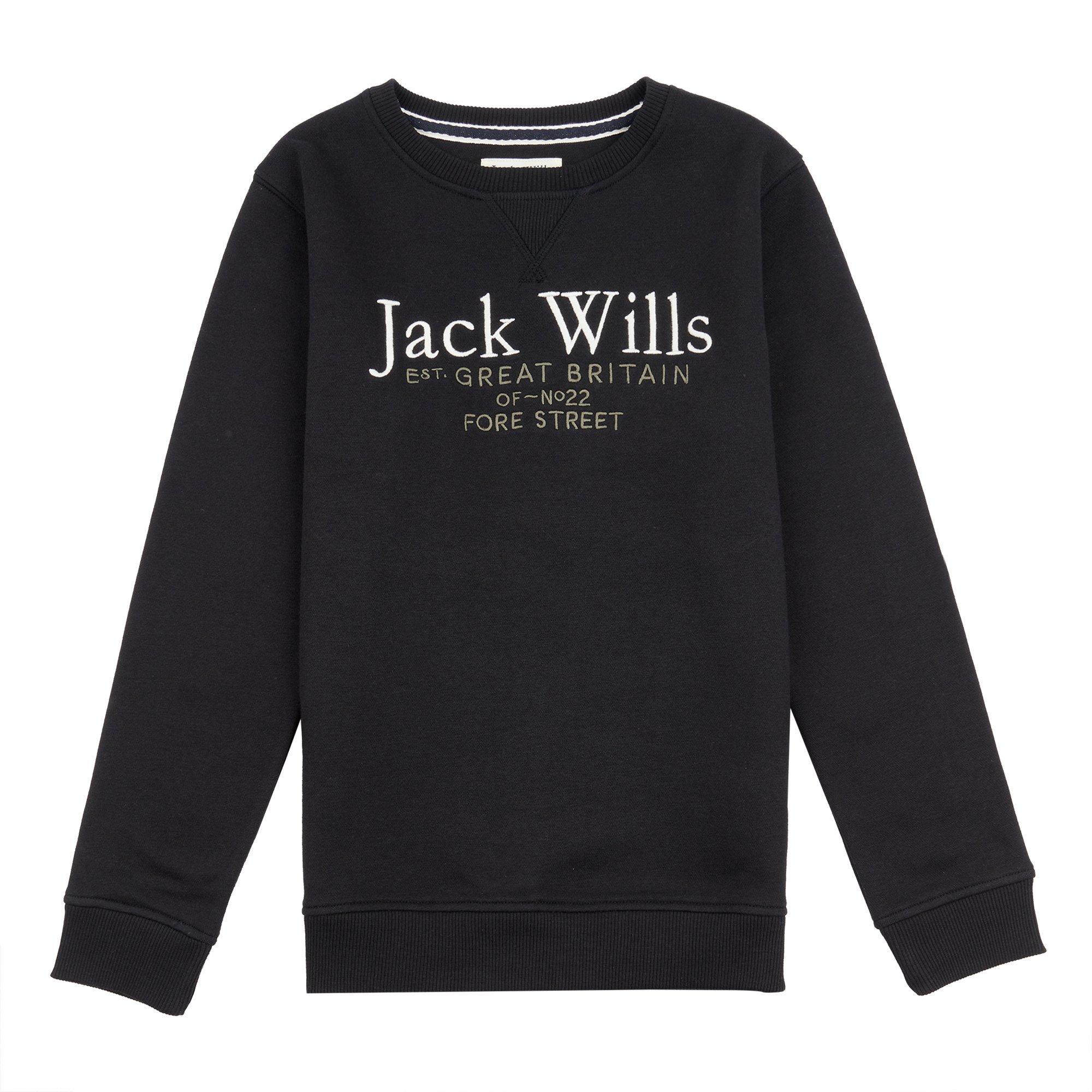 Jack Wills Script Crew Neck Sweatshirt Juniors