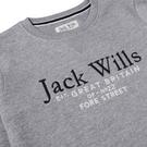Gris chiné - Jack Wills - Flame Logo T-Shirt - 3