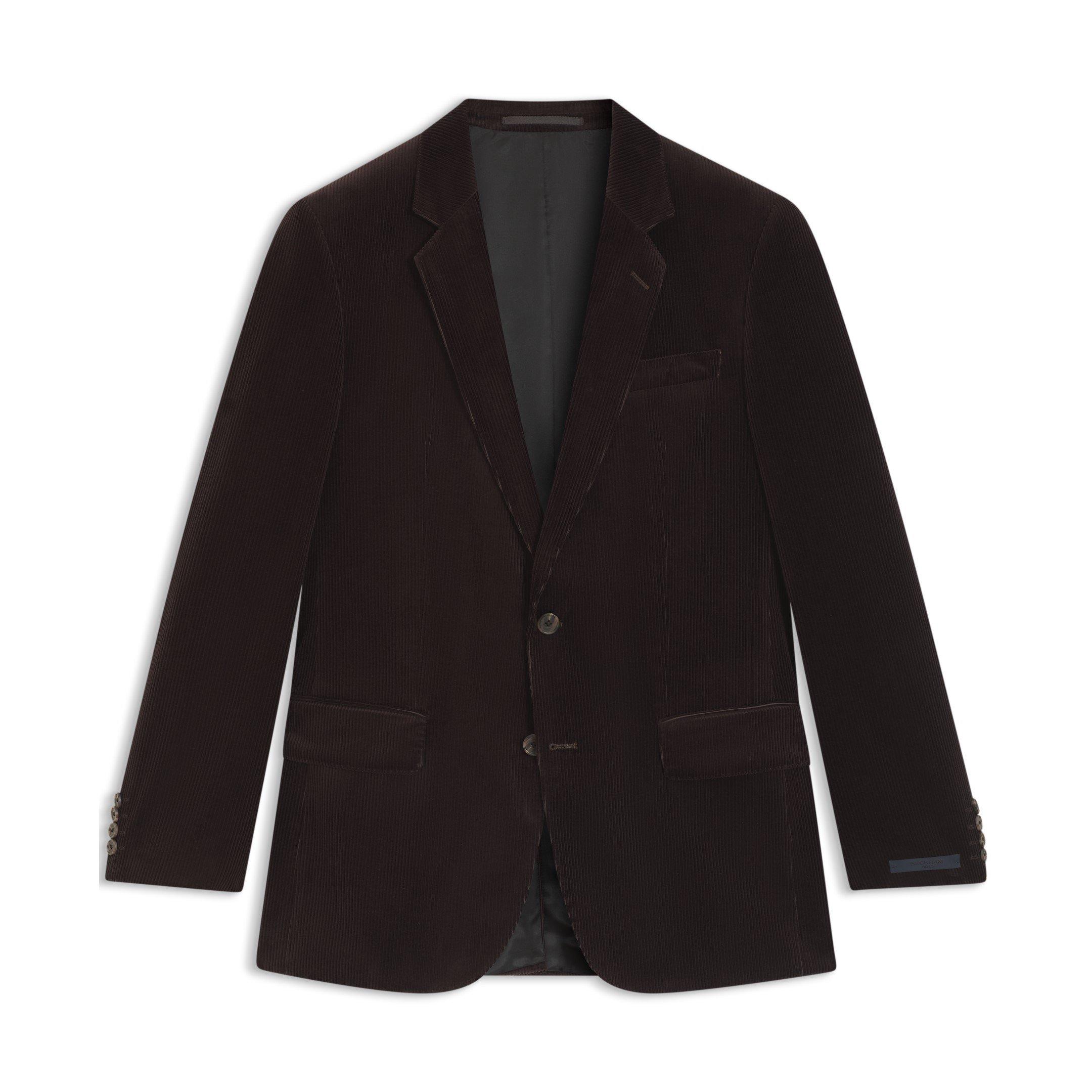 Boss x BECKHAM Striped Blazer - Brown 244 - Size 42 (52)