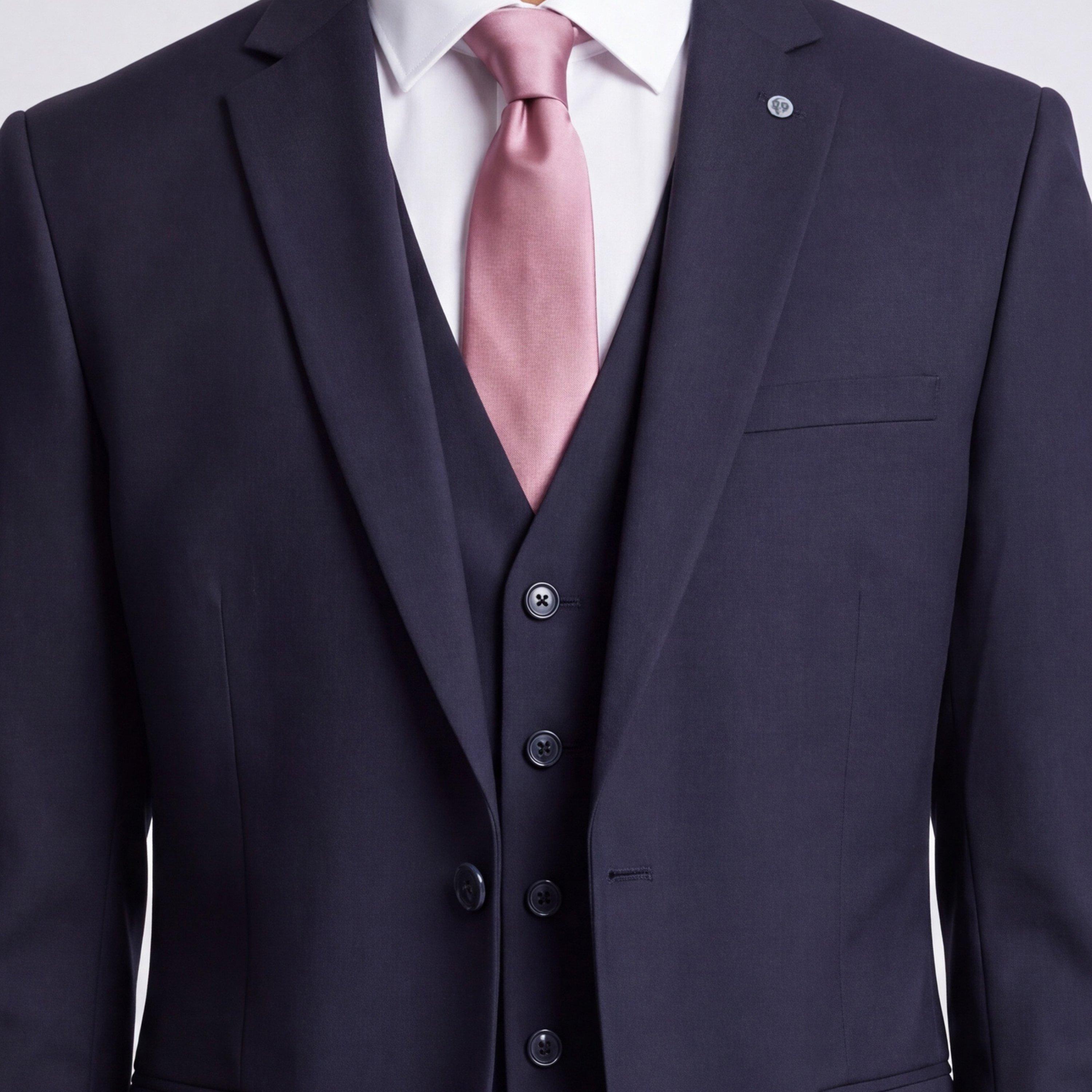 Navy - Twisted Tailor - Orwell Slim Fit Suit Jacket - 4