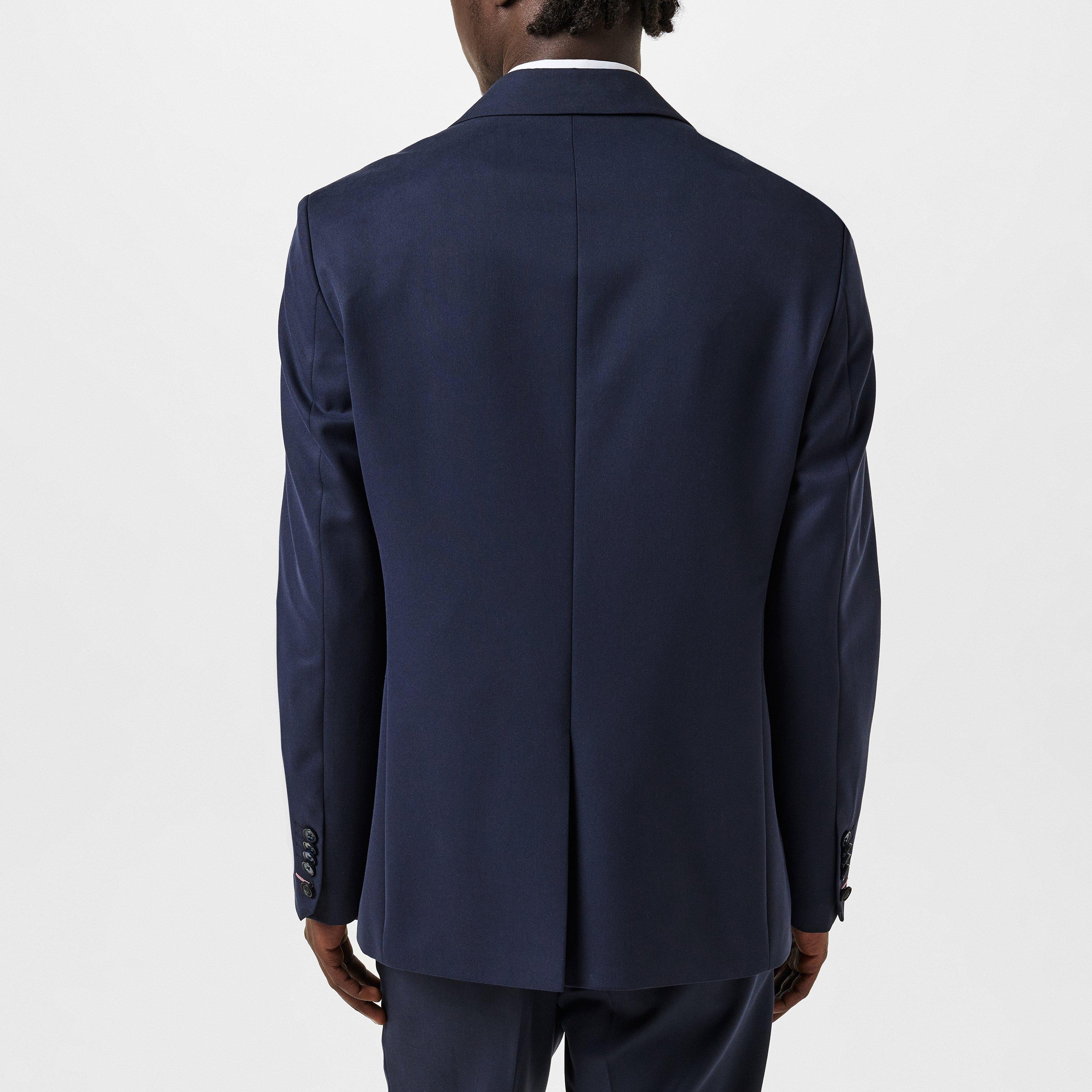 Navy - Twisted Tailor - TT Ellroy Double Breasted Jacket Mens - 4