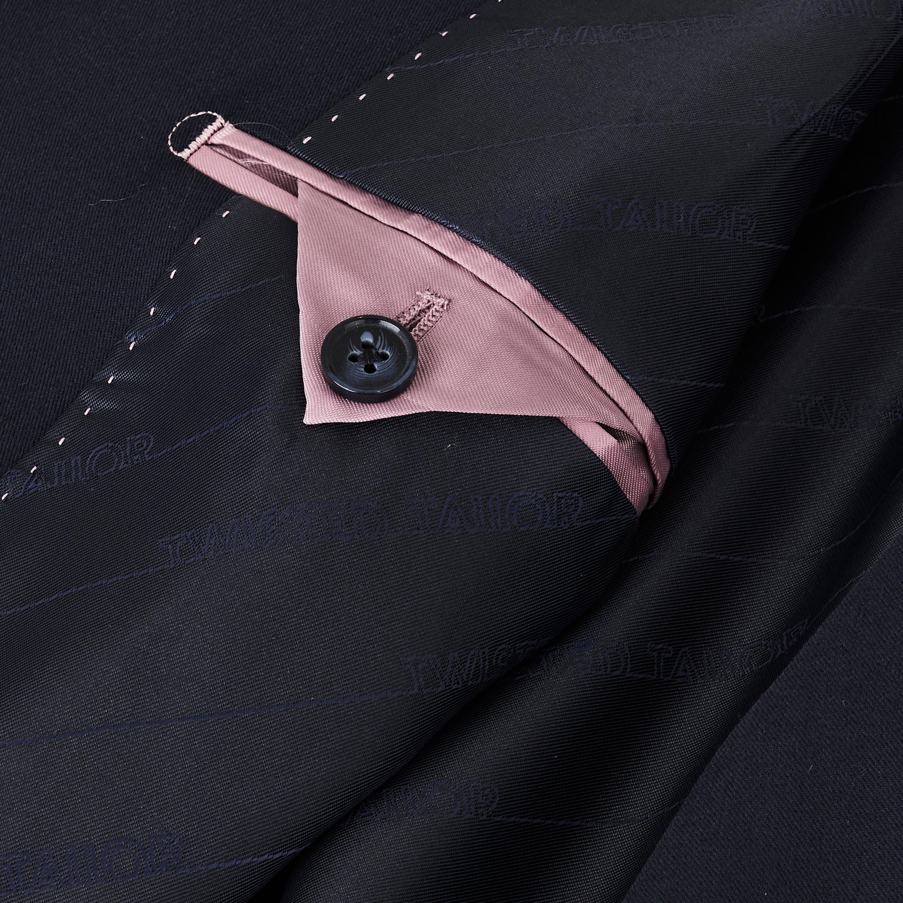 Navy - Twisted Tailor - TT Ellroy Double Breasted Jacket Mens - 10