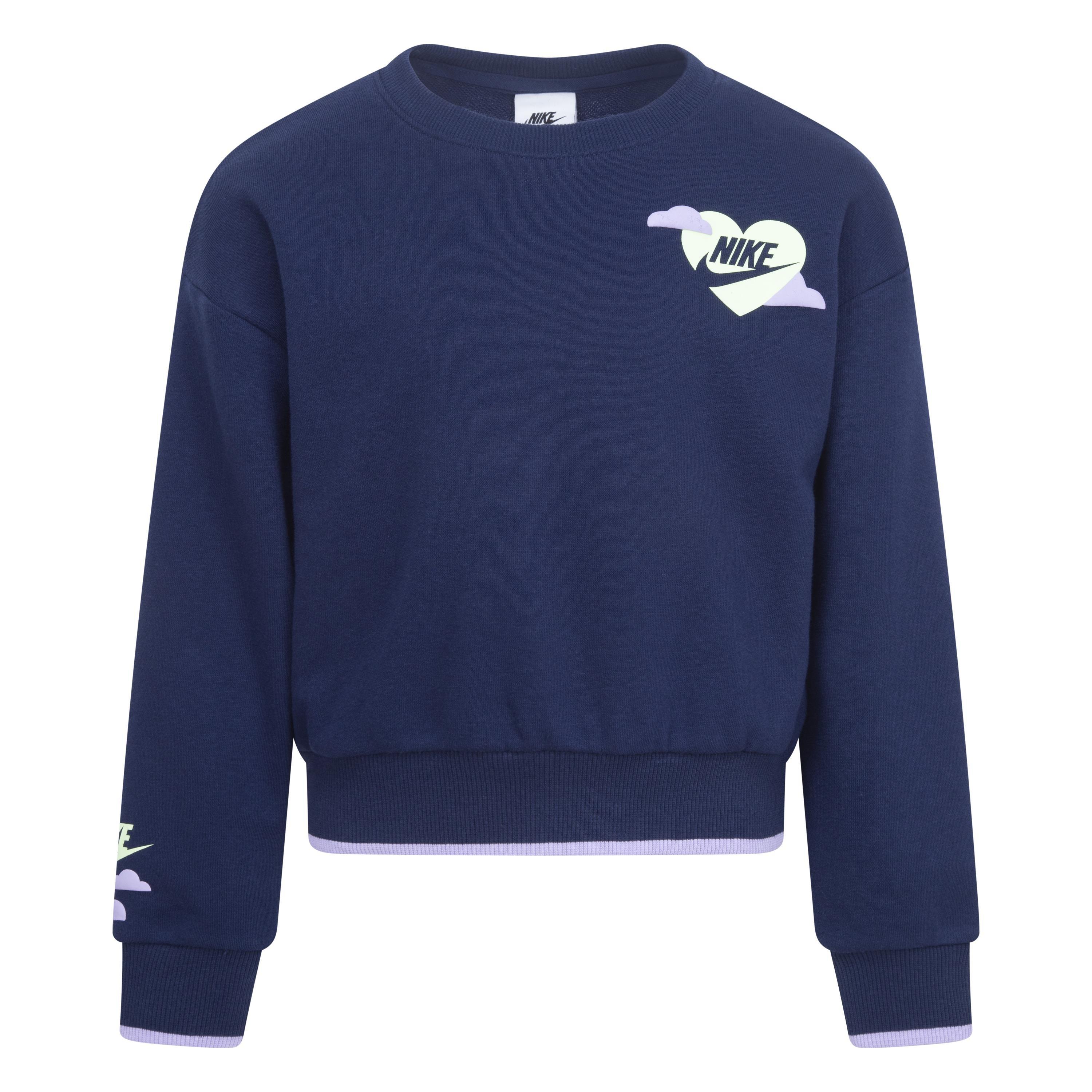 Nike  Kids' Crew Sweatshirt - Midnight Navy - 5-6 Yrs