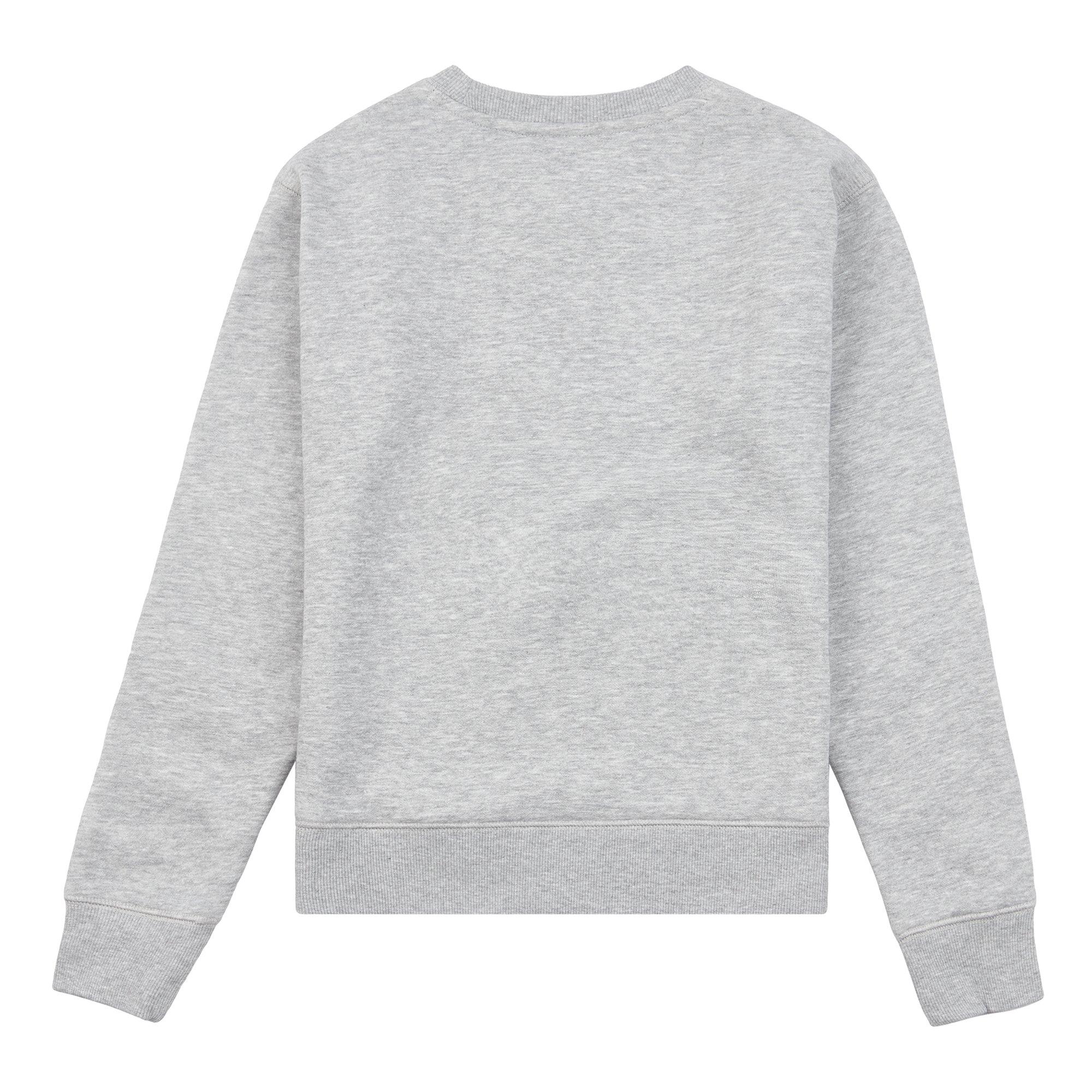 Grey Heather - Jack Wills - Kids Girls Script Crew Neck Sweatshirt - 2