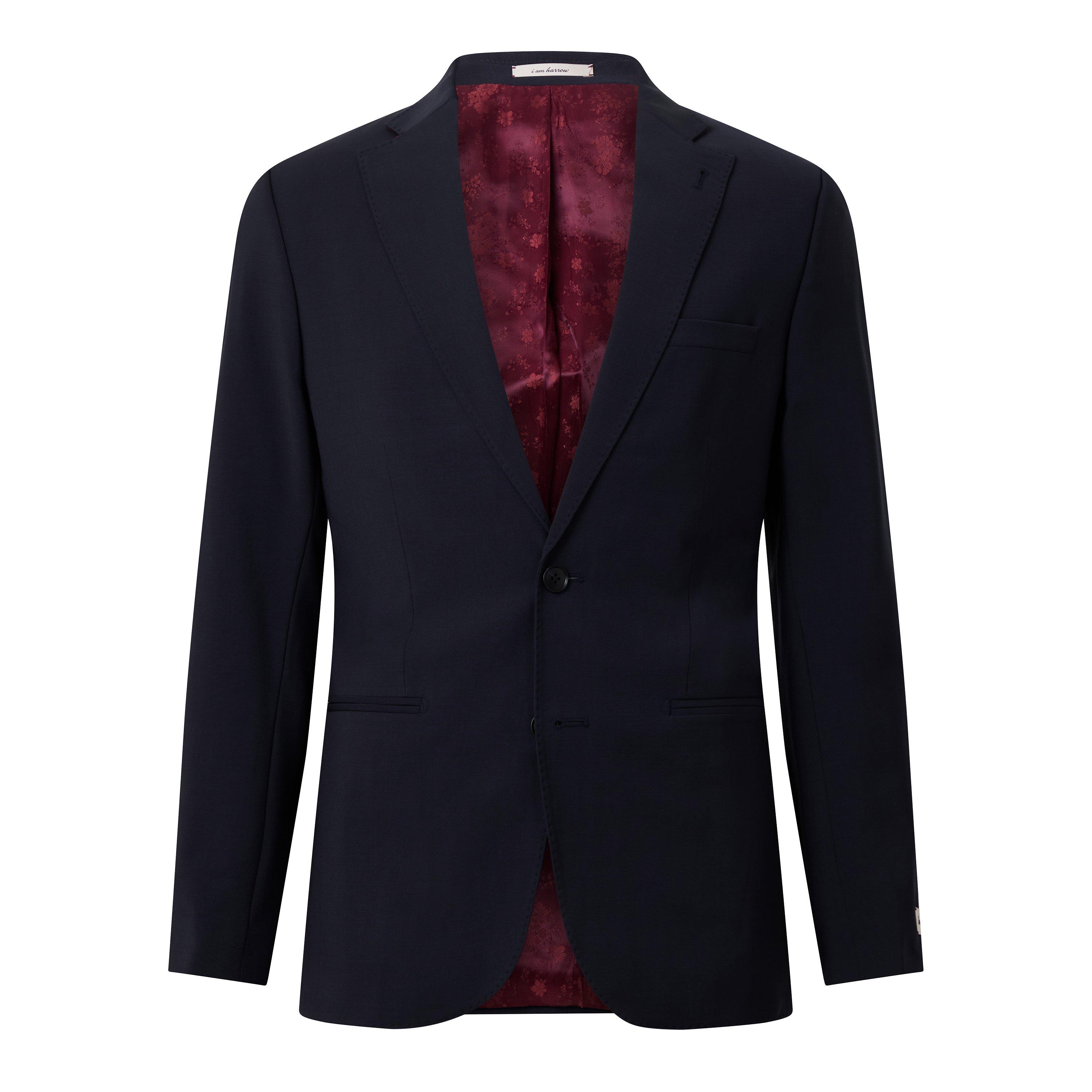 Without Prejudice Men's Willesden Slim Fit Performance Suit Jacket - Navy - 48 (58)