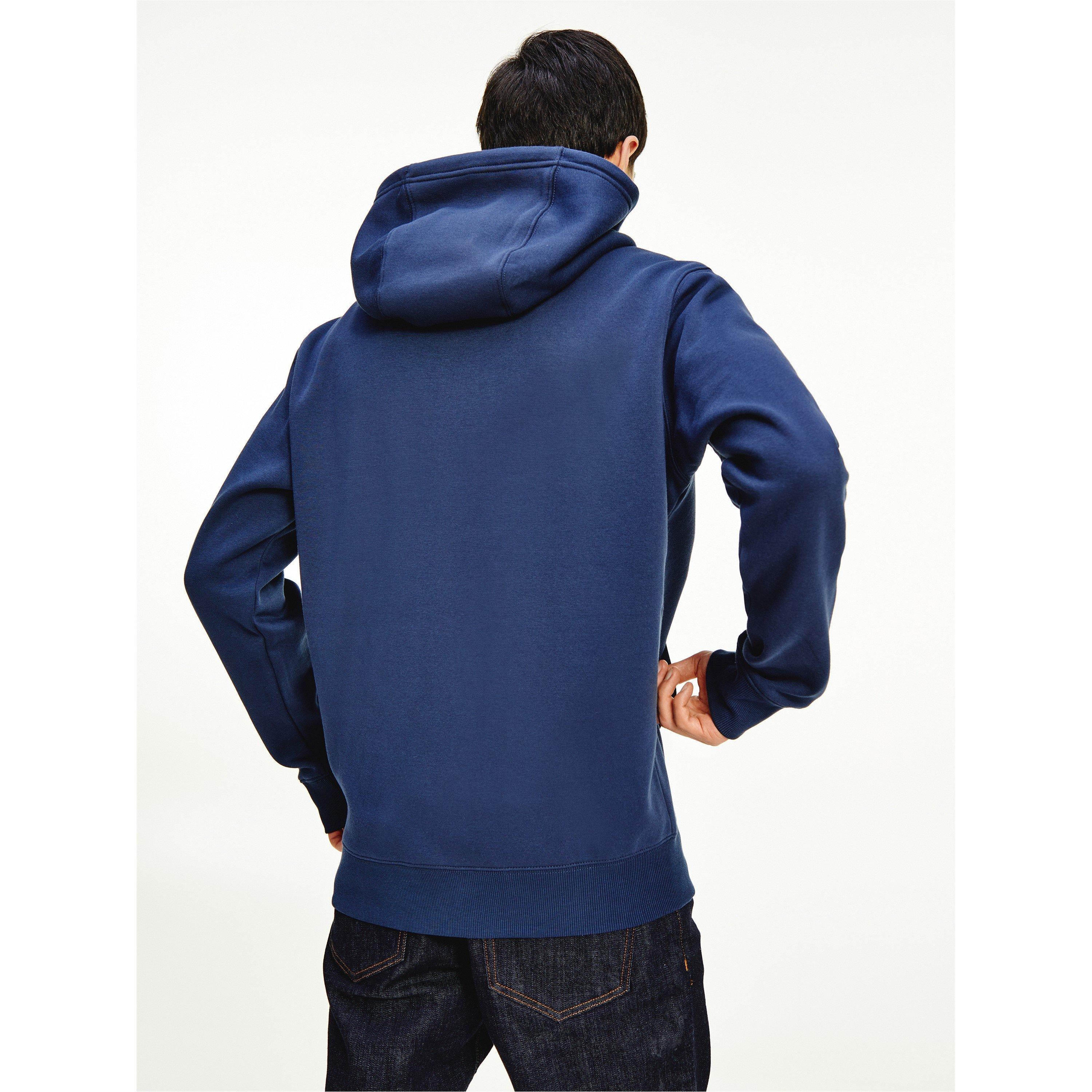 Marineblå - Tommy Jeans - Basic Zip Hoodie - 4