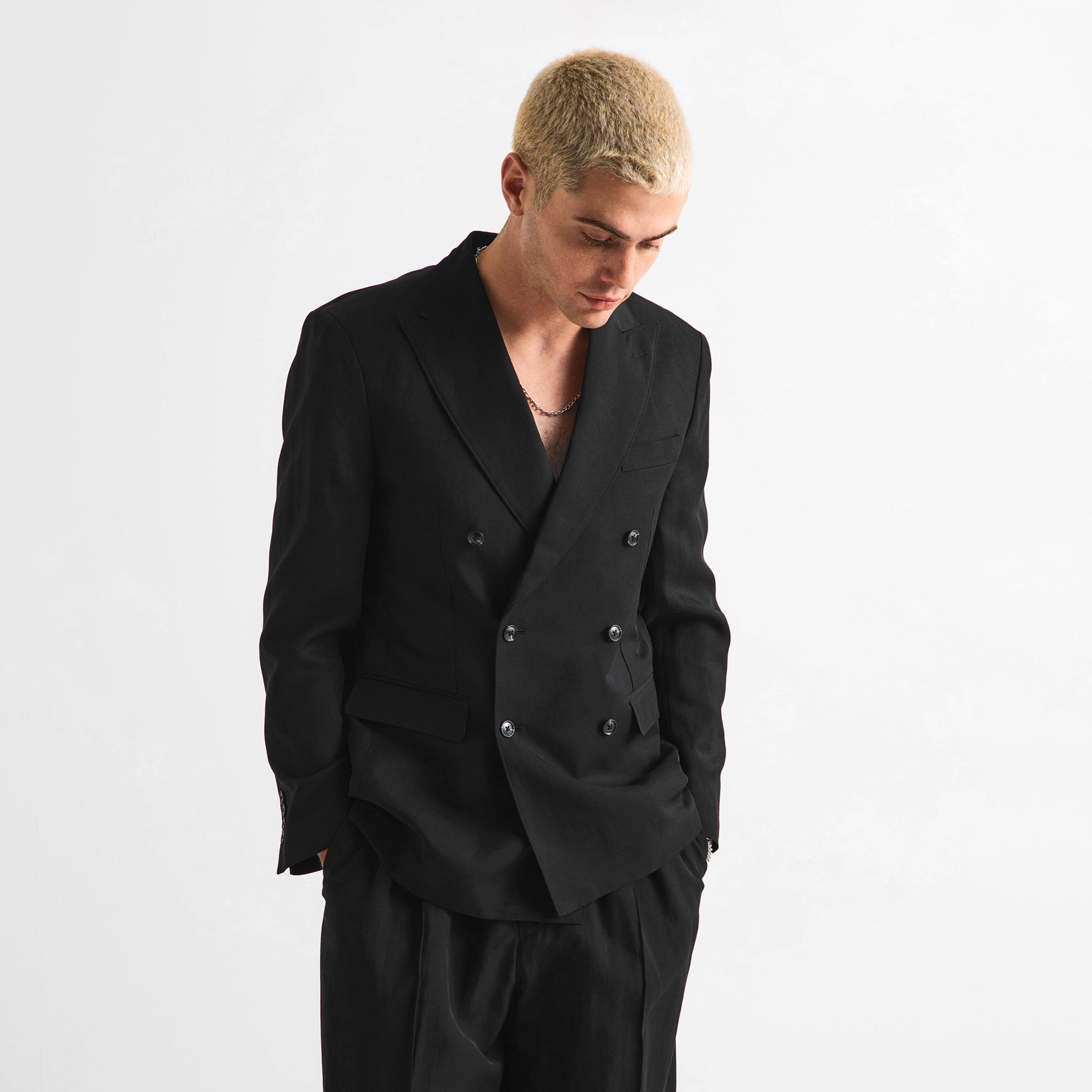 Black - MKI MIYUKI ZOKU - Men's Suit Jacket - 3