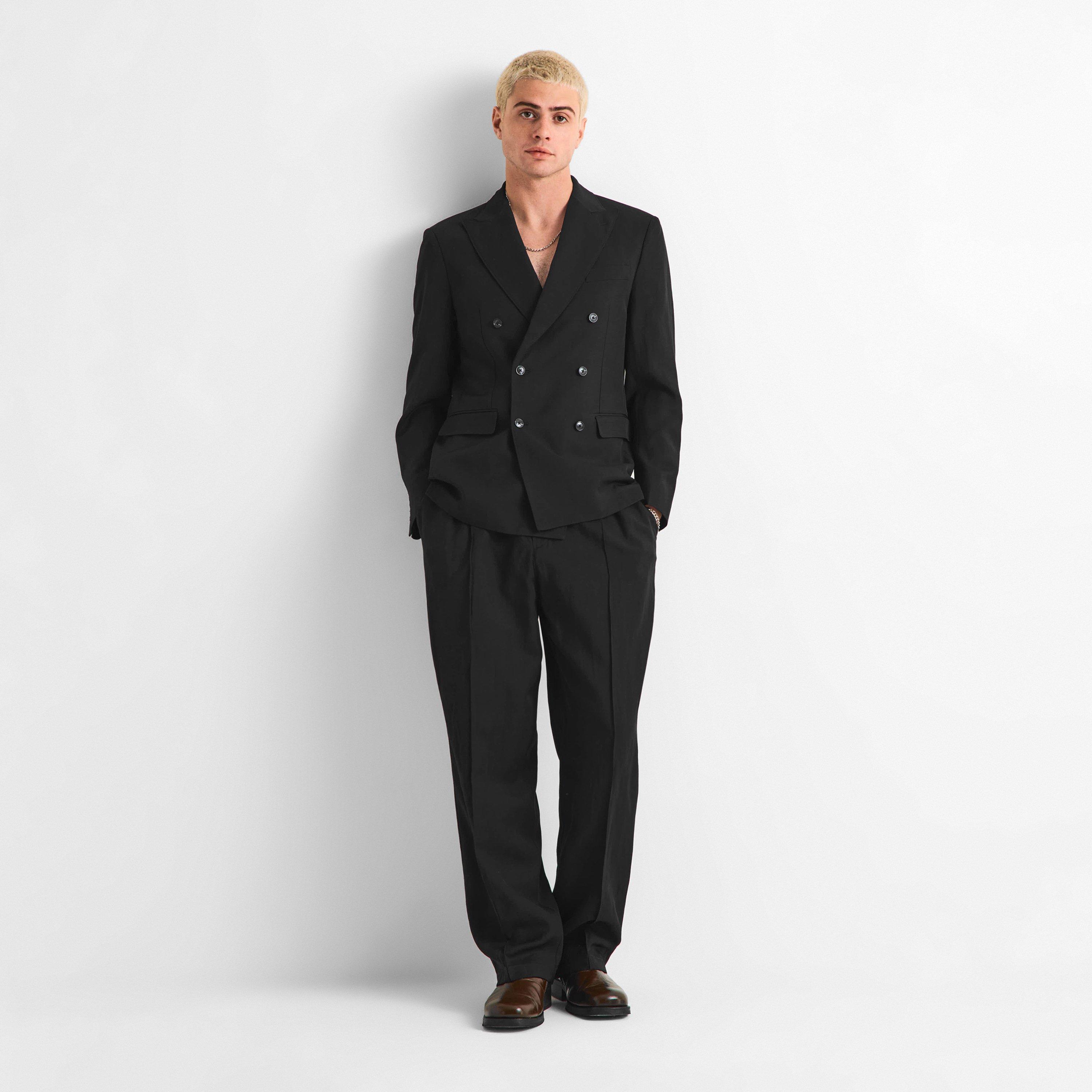 Black - MKI MIYUKI ZOKU - Men's Suit Jacket - 6