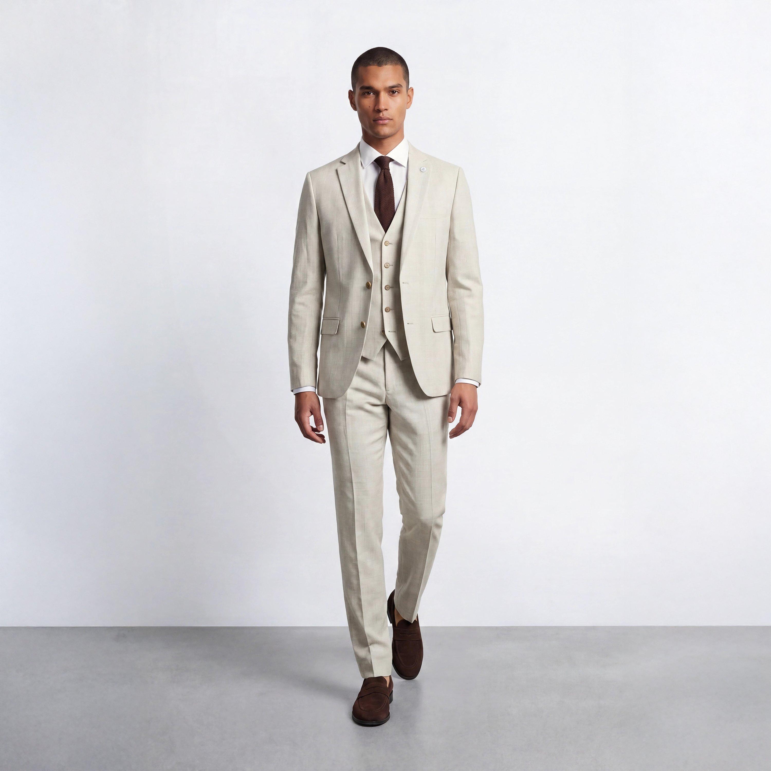 Black - Twisted Tailor - Kingdon Slim Fit Tuxedo Jacket - 6