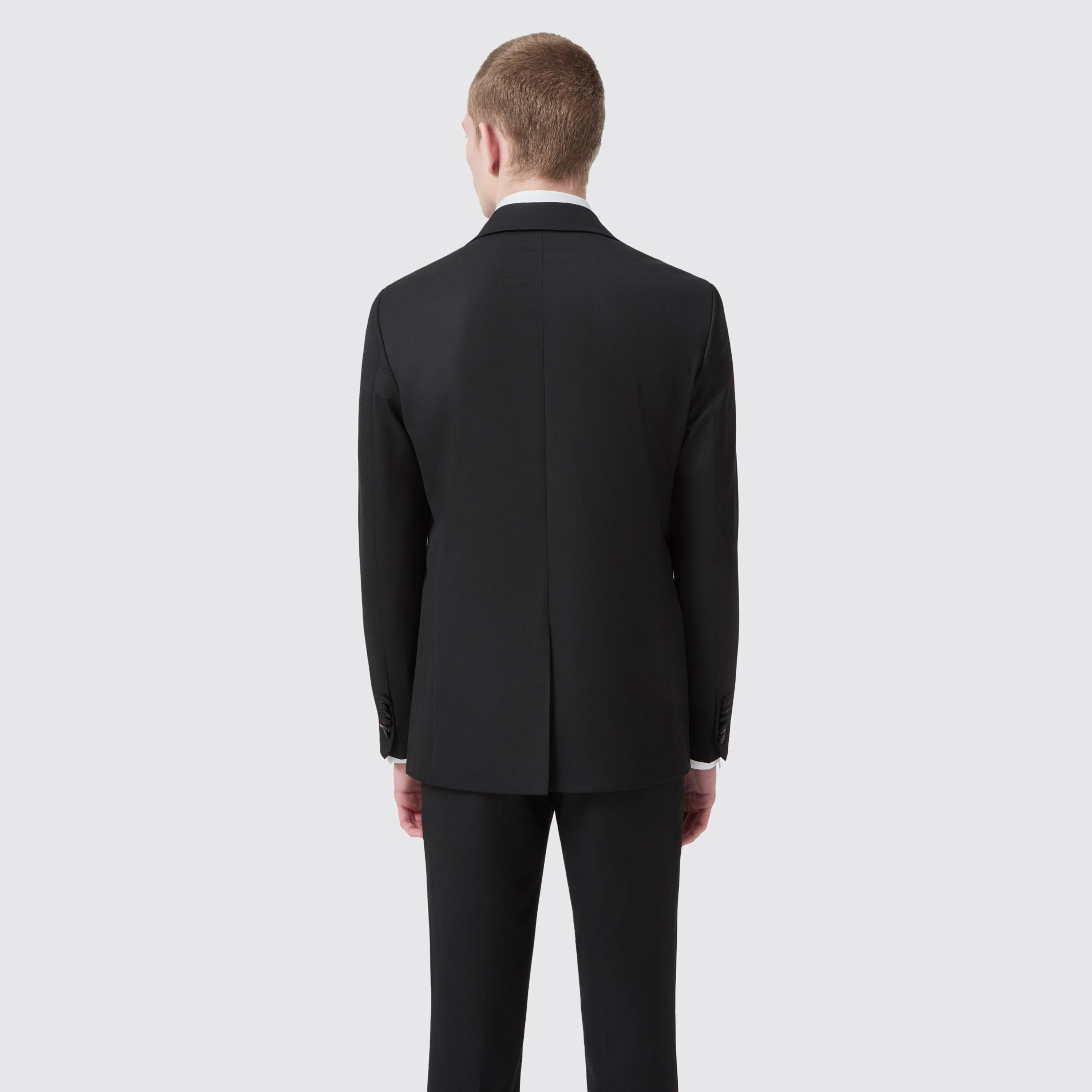 Black - Twisted Tailor - Kingdon Slim Fit Tux Jacket - 5