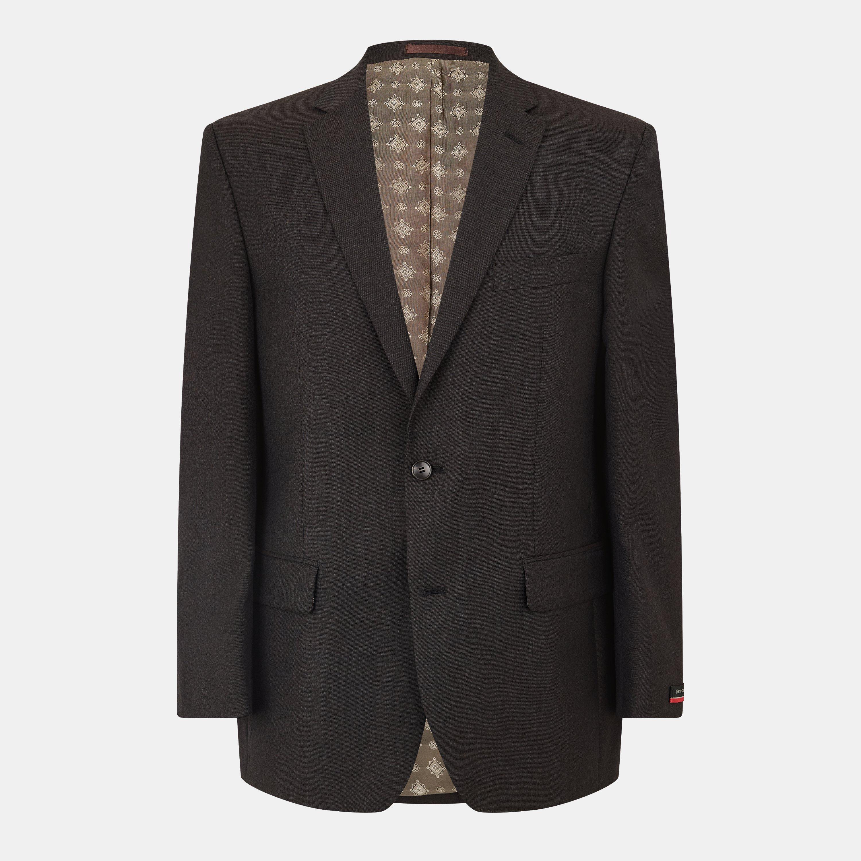 Brown - Pierre Cardin - Men's Mi Suit Jacket - 1