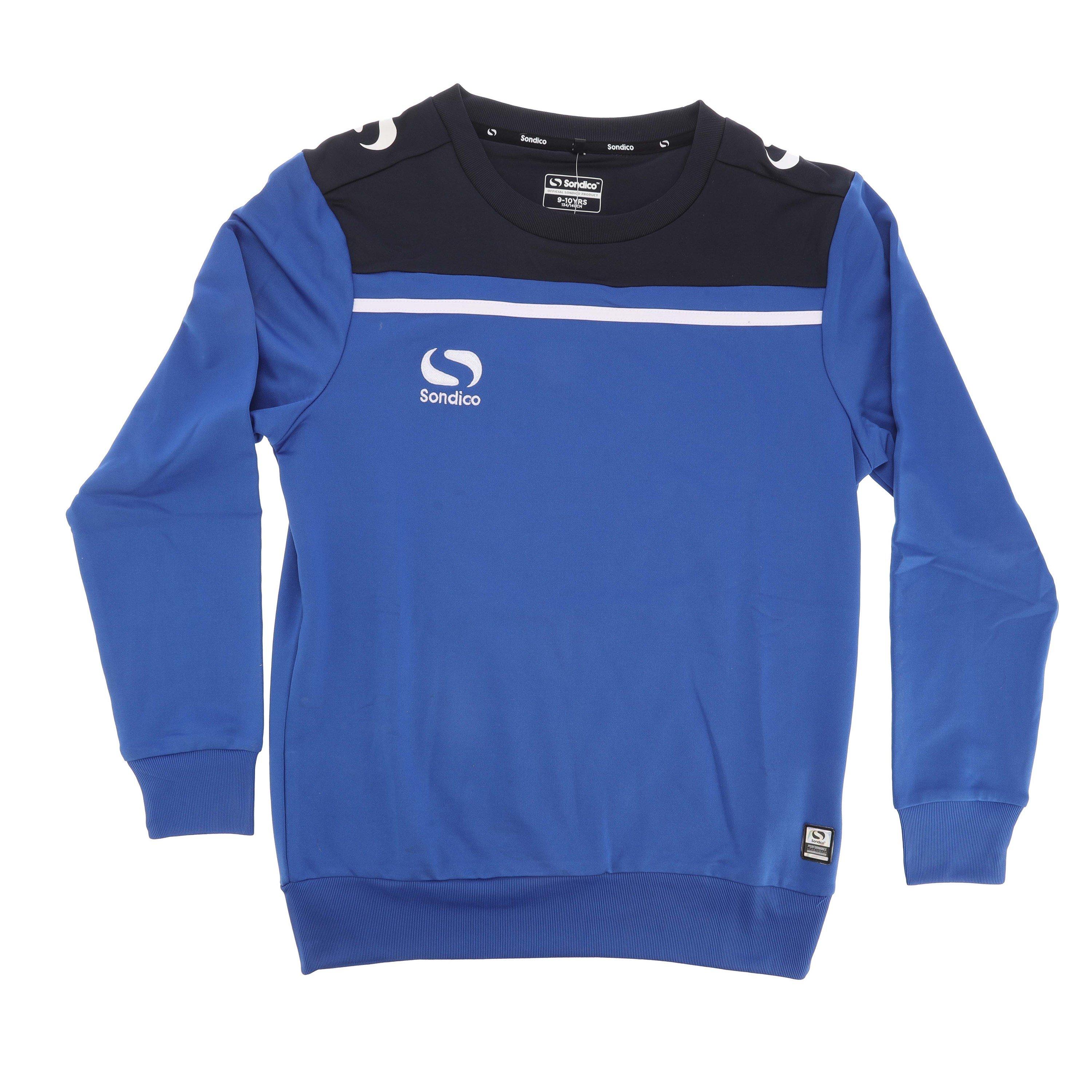 Sondico Boys Performance Crew Sweatshirt - Royal/Navy - 11-12 (L)
