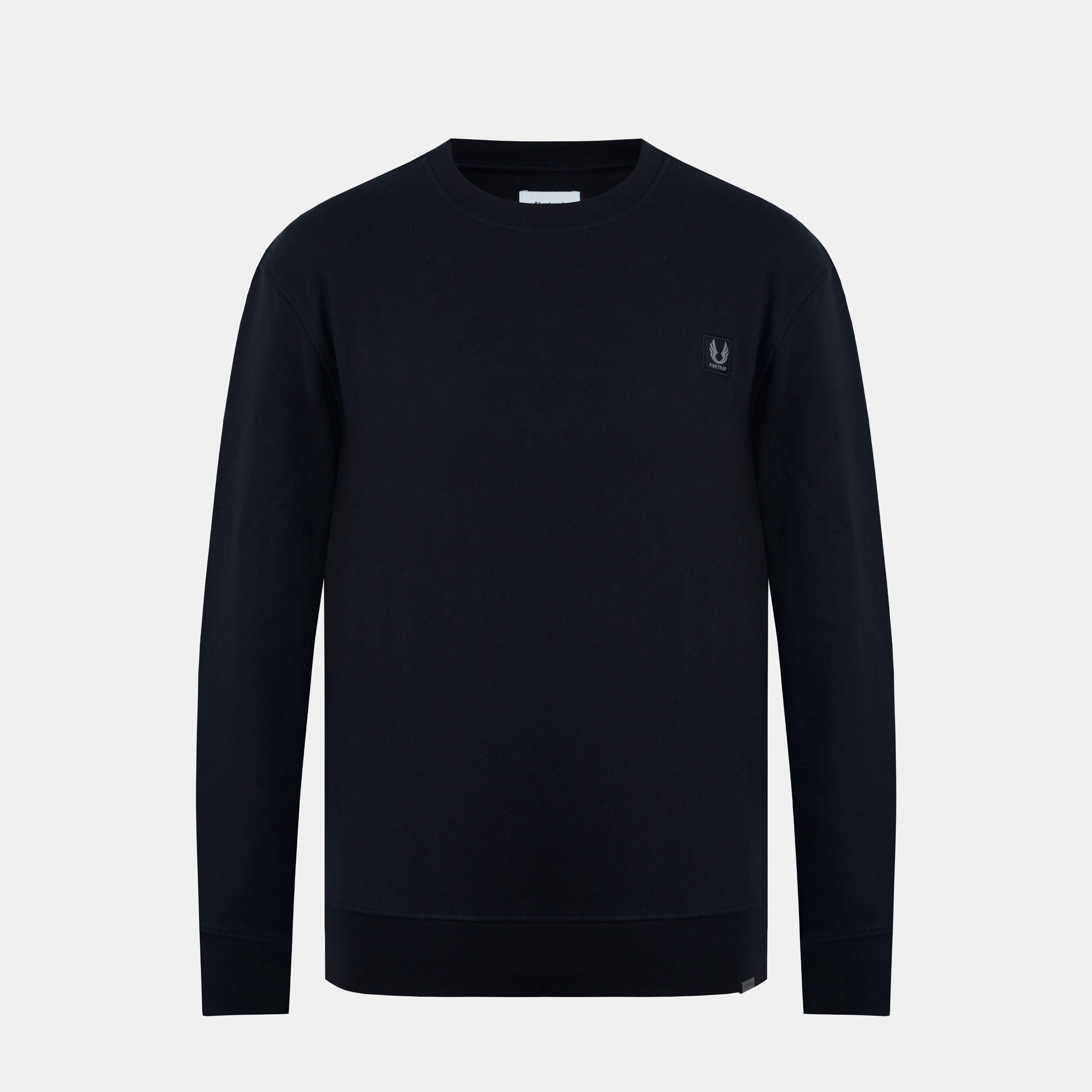 Firetrap Men's Crew Sweatshirt - Black - XL