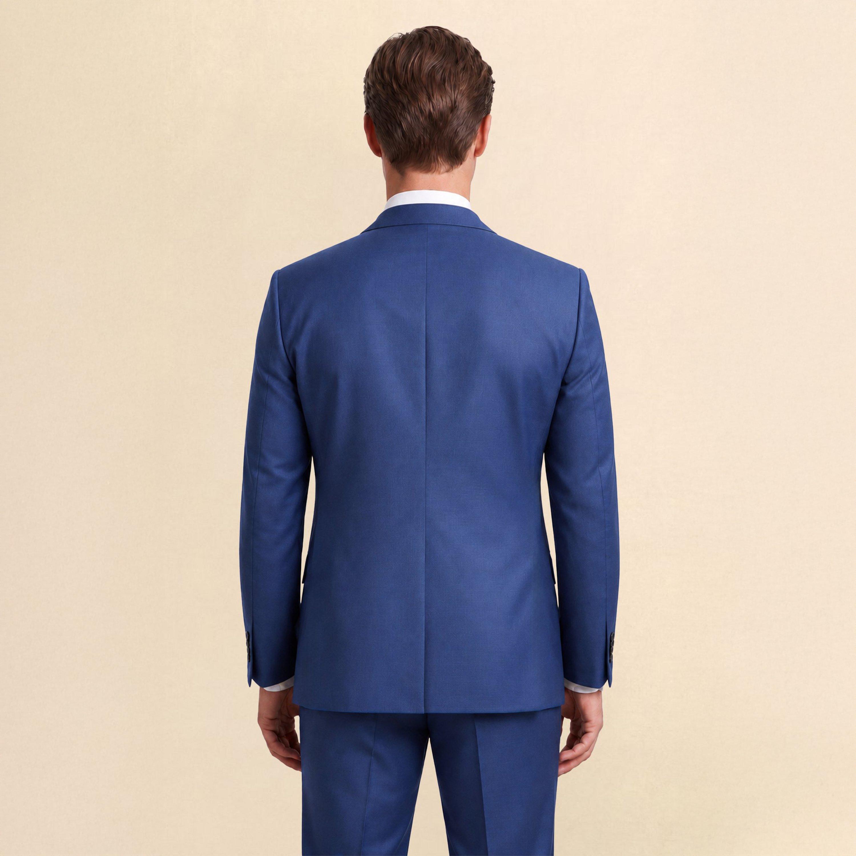 Royal Blue - Without Prejudice - Harrow Slim Fit Blue Suit Jacket - 3