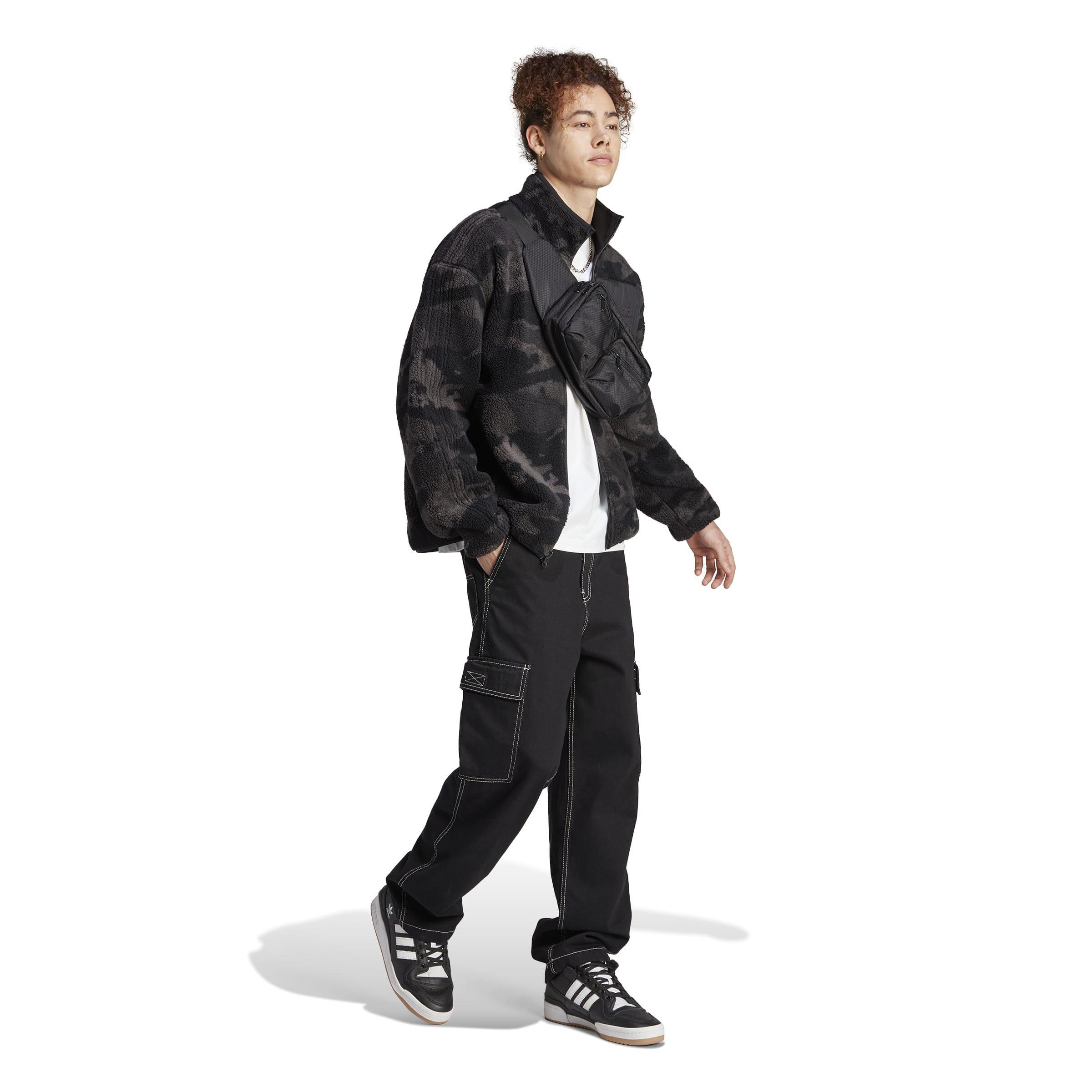 Black - adidas Originals - Men's Camo Tech Fleece Sweatshirt - 4