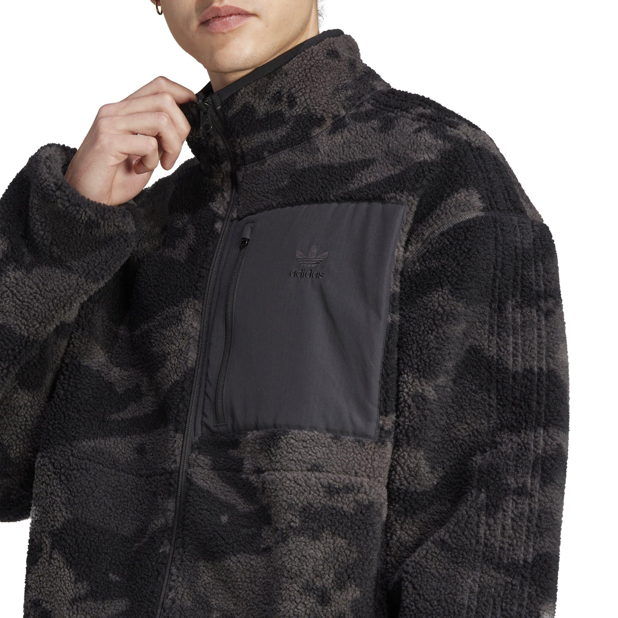 Black - adidas Originals - Men's Camo Tech Fleece Sweatshirt - 5
