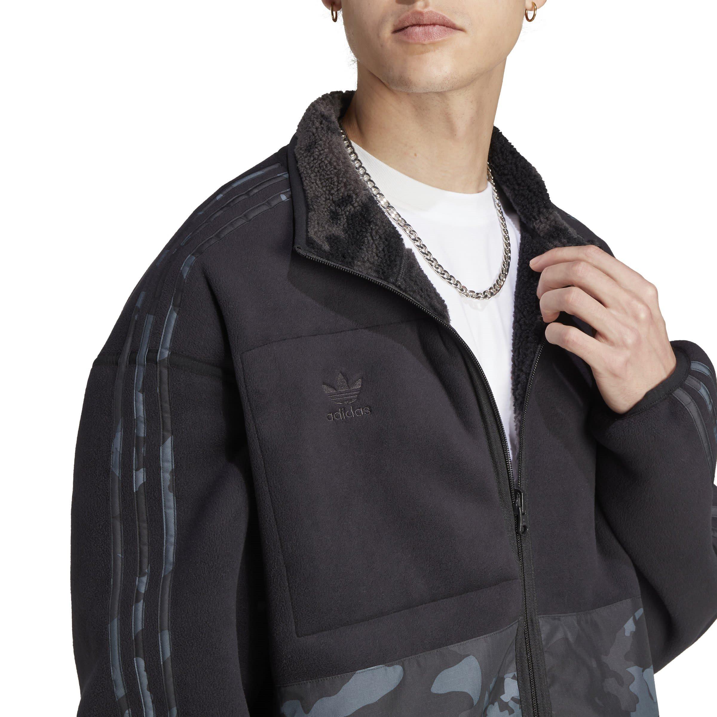 Black - adidas Originals - Men's Camo Tech Fleece Sweatshirt - 6