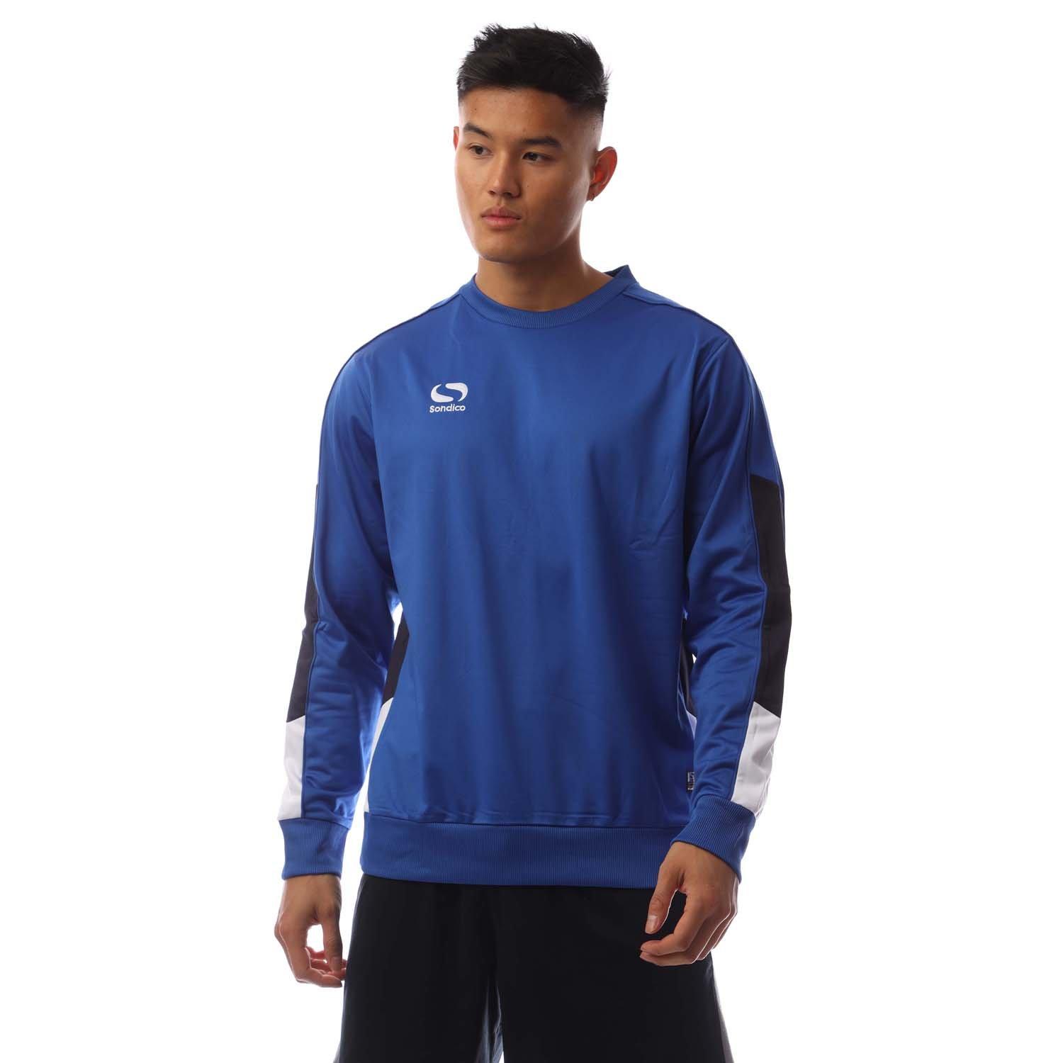Royal/Navy/Whit - Sondico - Men's Performance Crew Sweatshirt - 1