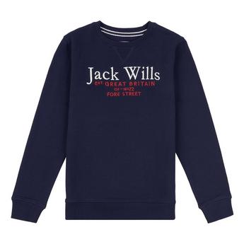 Jack Wills JW JW Script LB Crew Jn99