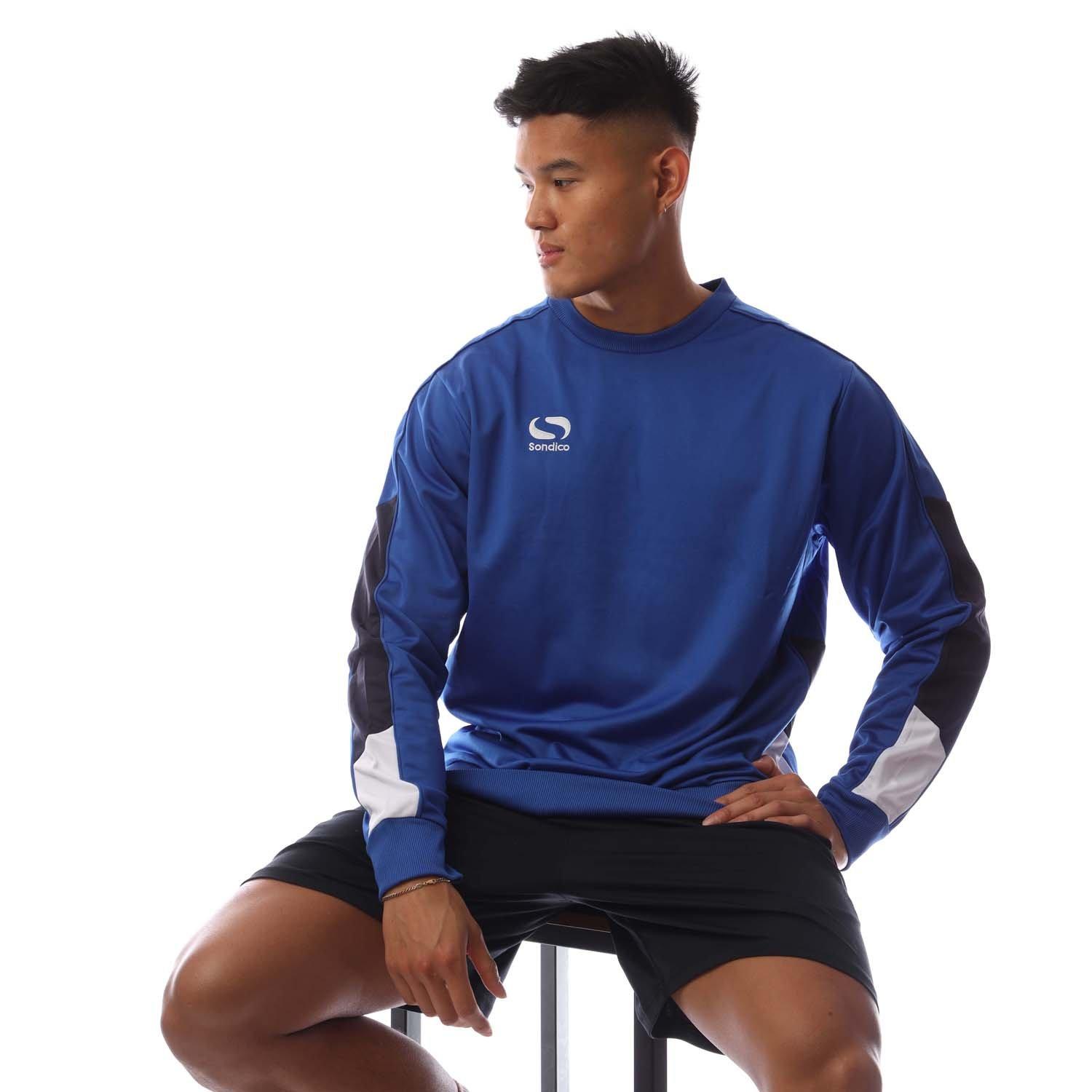 Royal/Navy/Whit - Sondico - Men's Performance Crew Sweatshirt - 4