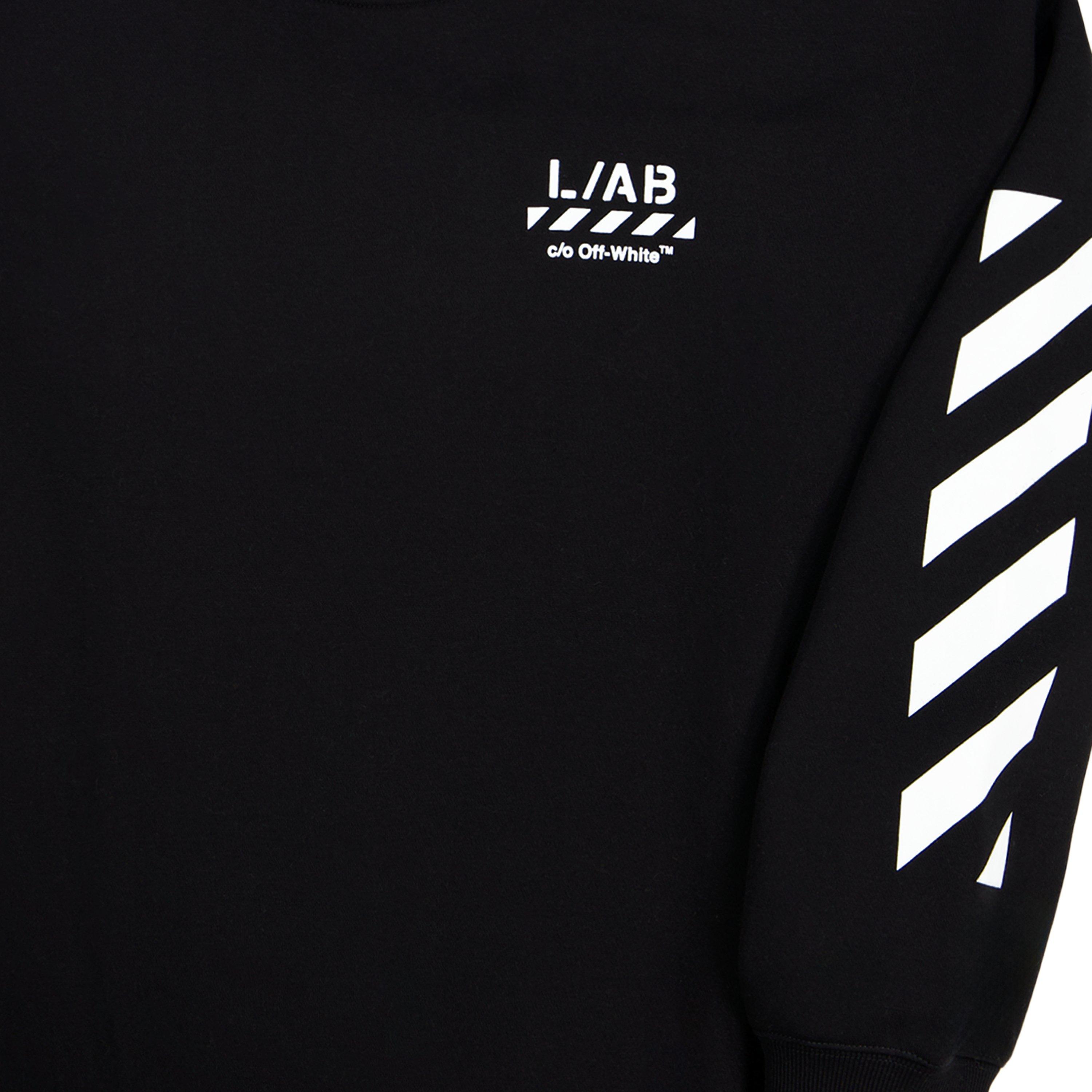 Black - L AB Off White - L/AB S Logo Crew Jn64 - 2