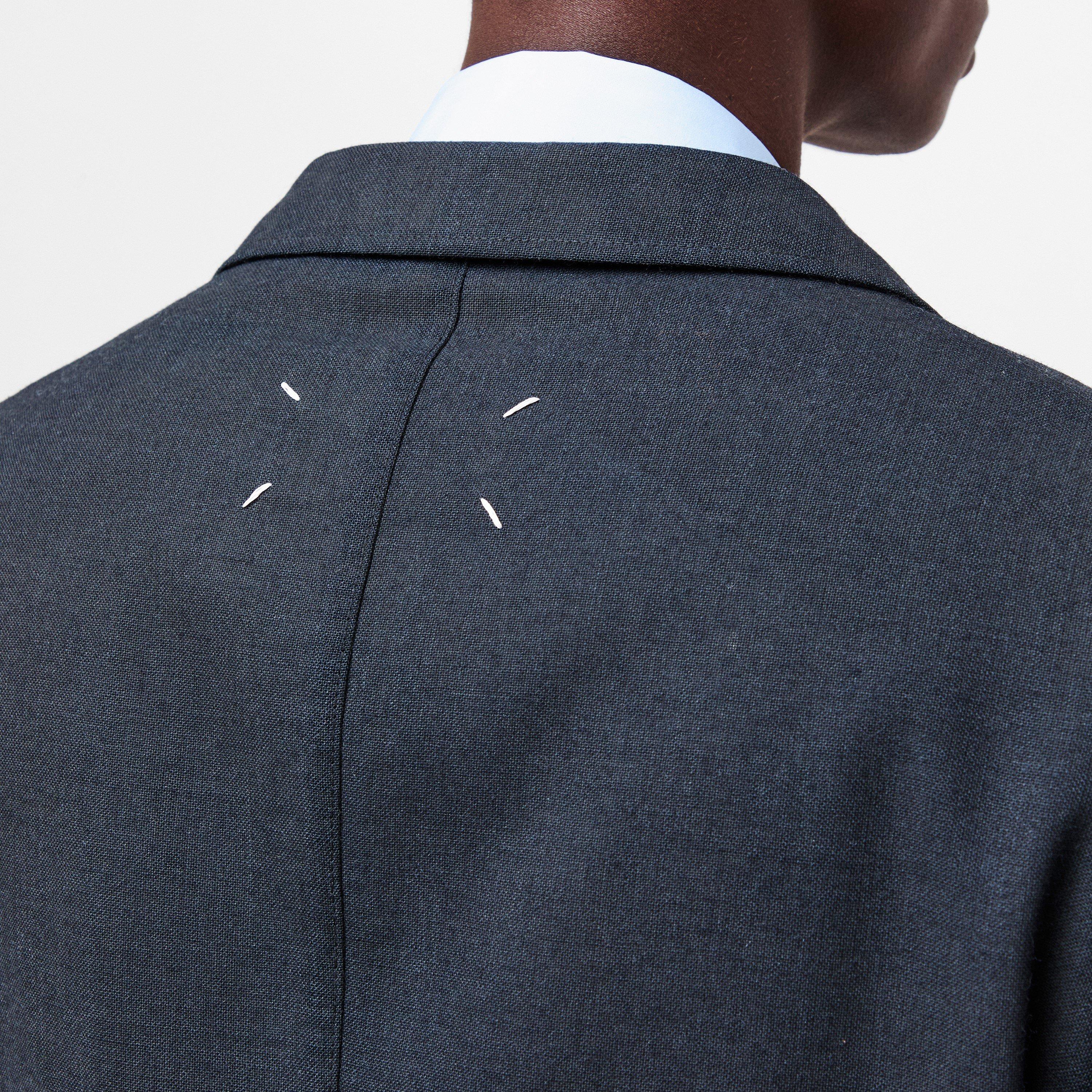 Dark Blue - Maison Margiela - Men's Tailored Two-Button Suit Jacket - 5