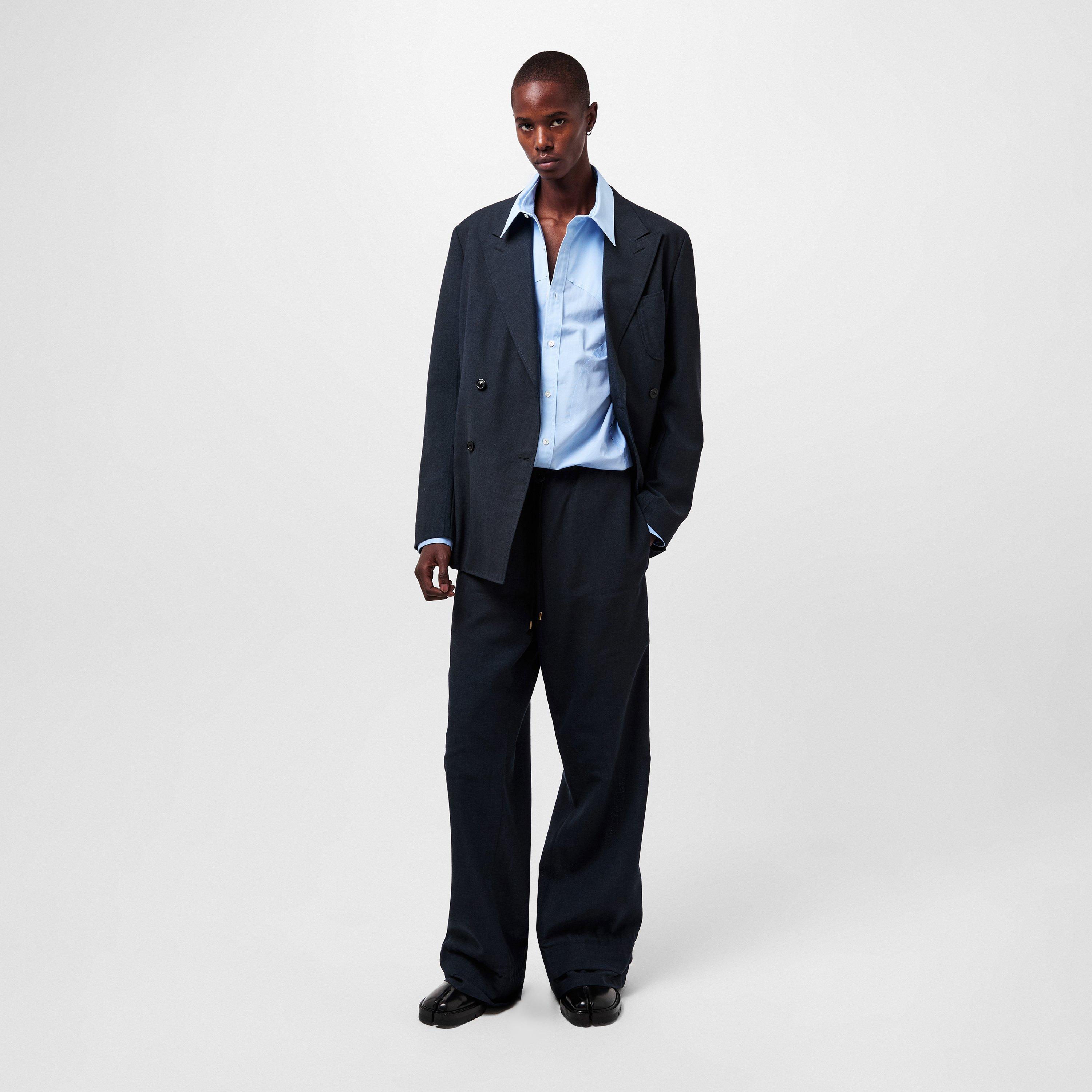 Dark Blue - Maison Margiela - Men's Tailored Two-Button Suit Jacket - 6