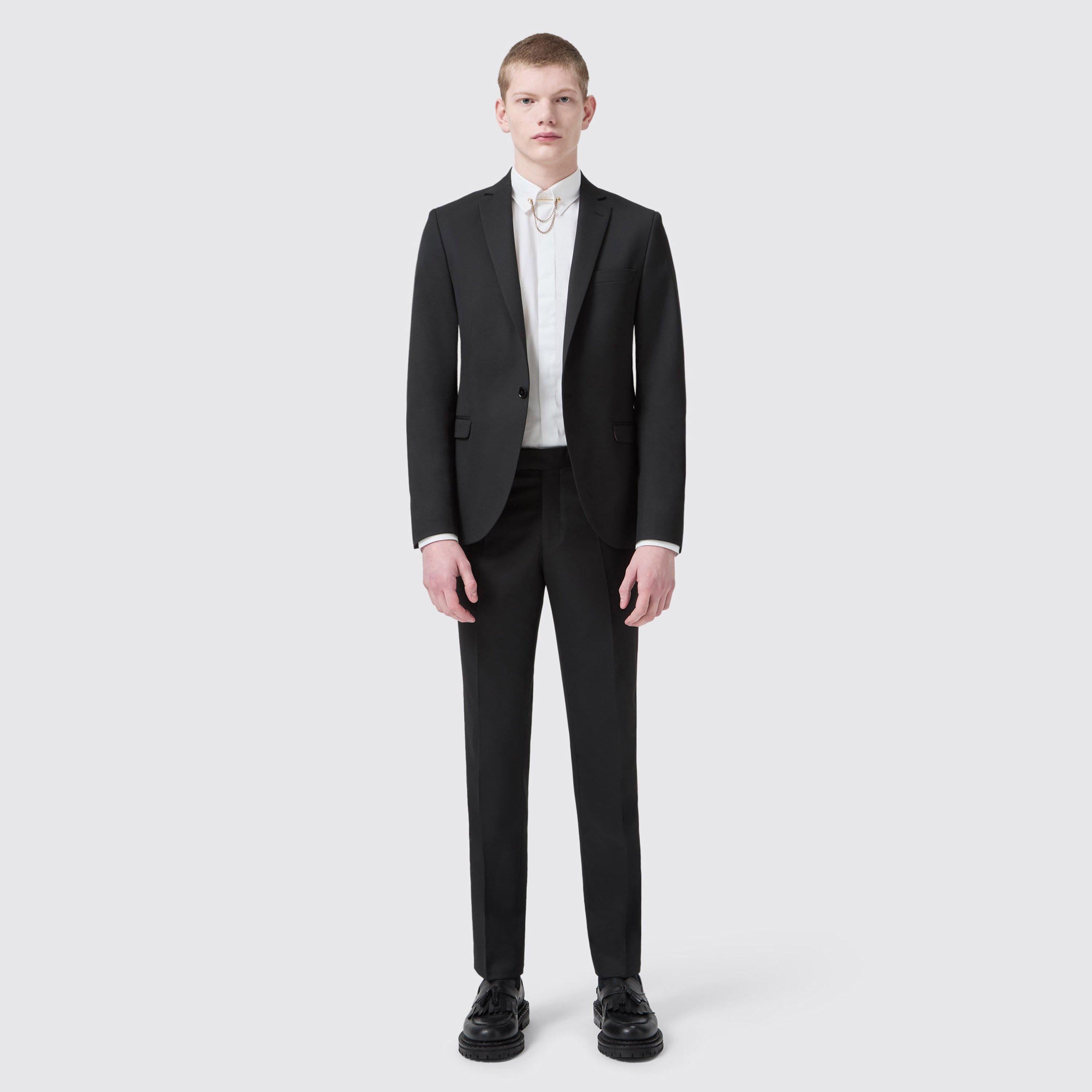 Black - Twisted Tailor - Ellroy Skinny Fit Jacket - 5