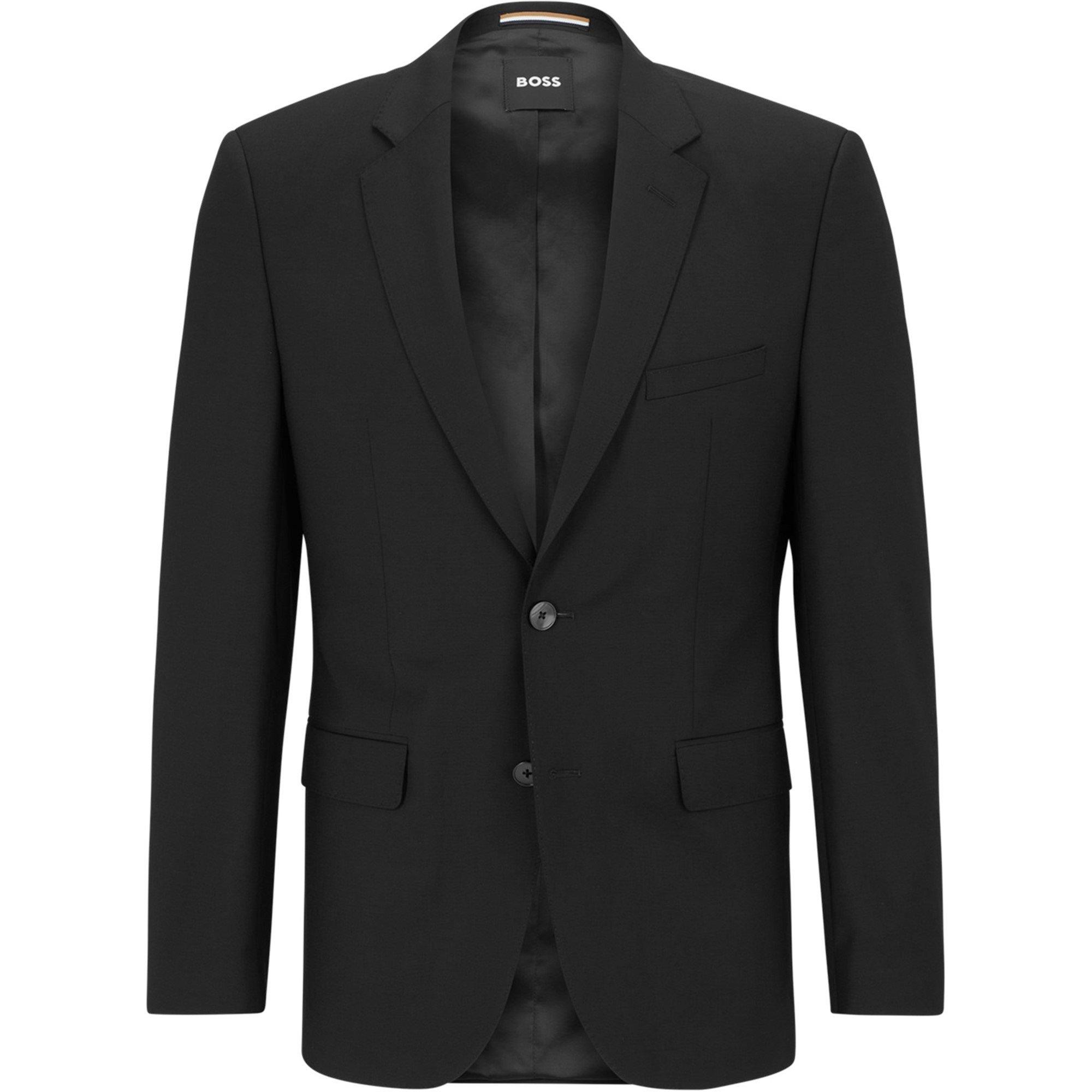 Black 001 - Boss - Men's H-Jasper Luxury Suit Jacket - 7