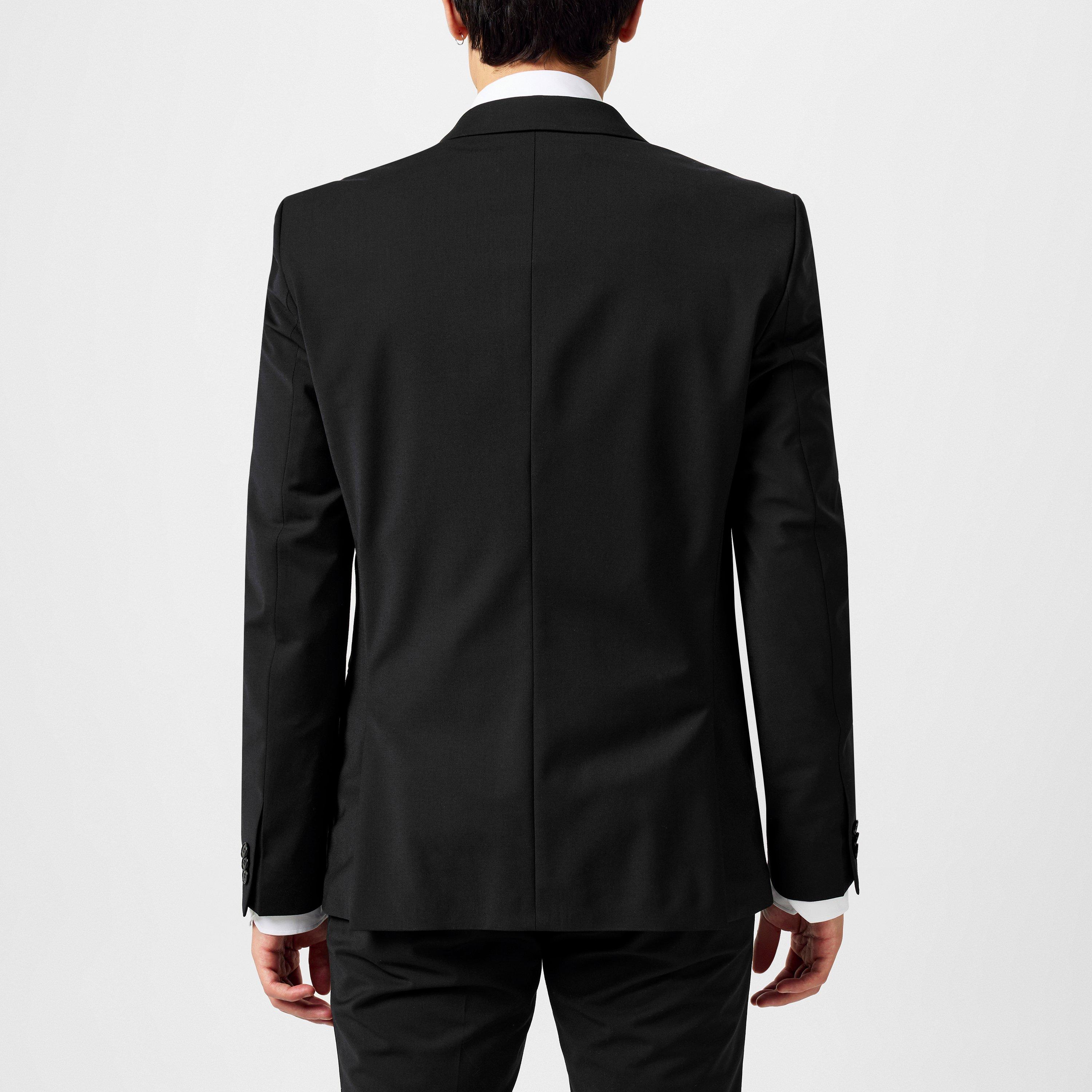 Black 001 - Hugo - Men's Slim-fit Arti Suit Jacket - 4