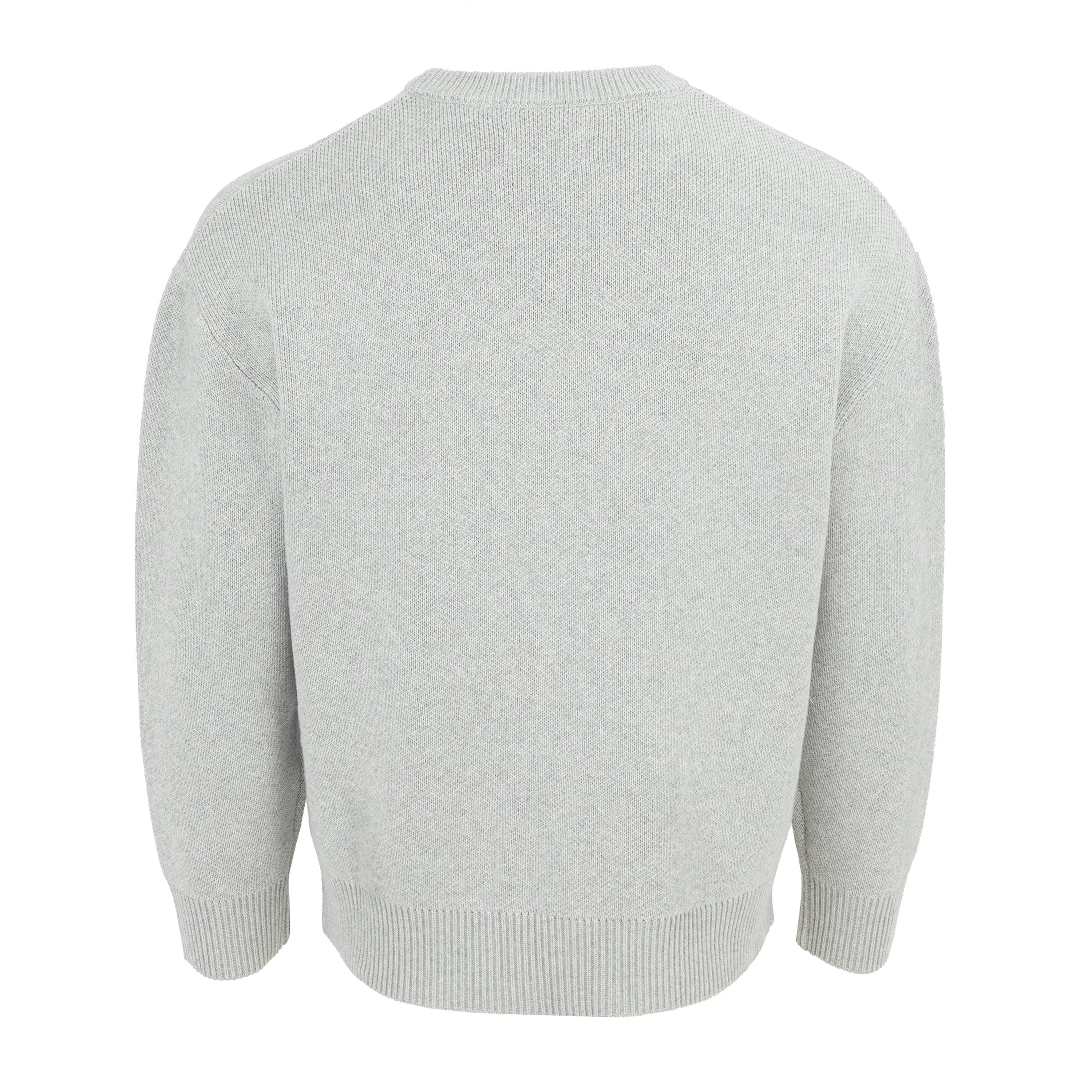 Light Grey - Firetrap - Crew Neck Sweater Knitted Jumper Men - 2