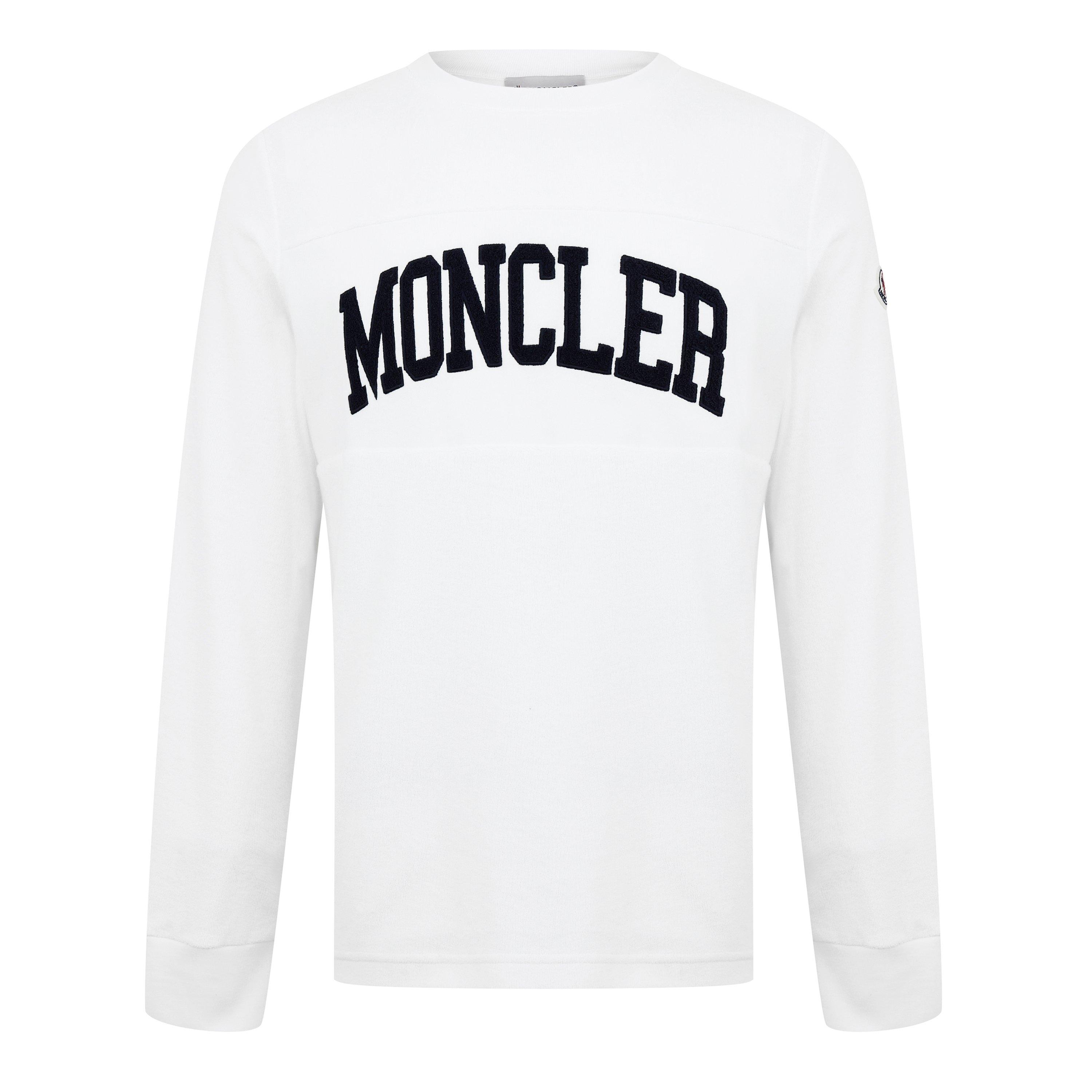 Moncler white sweatshirt online