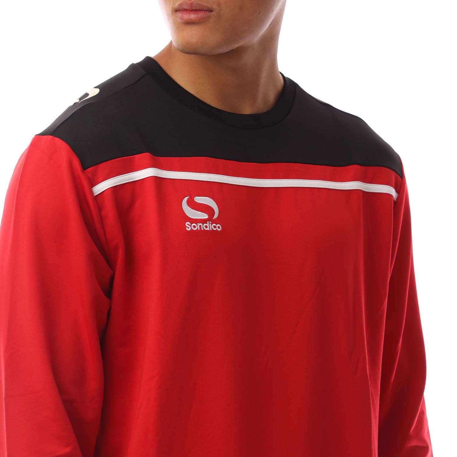 Red/Black - Sondico - Men's Performance Crew Sweatshirt - 3
