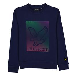 Lyle and Scott Dotted Eagle Sweater Juniors