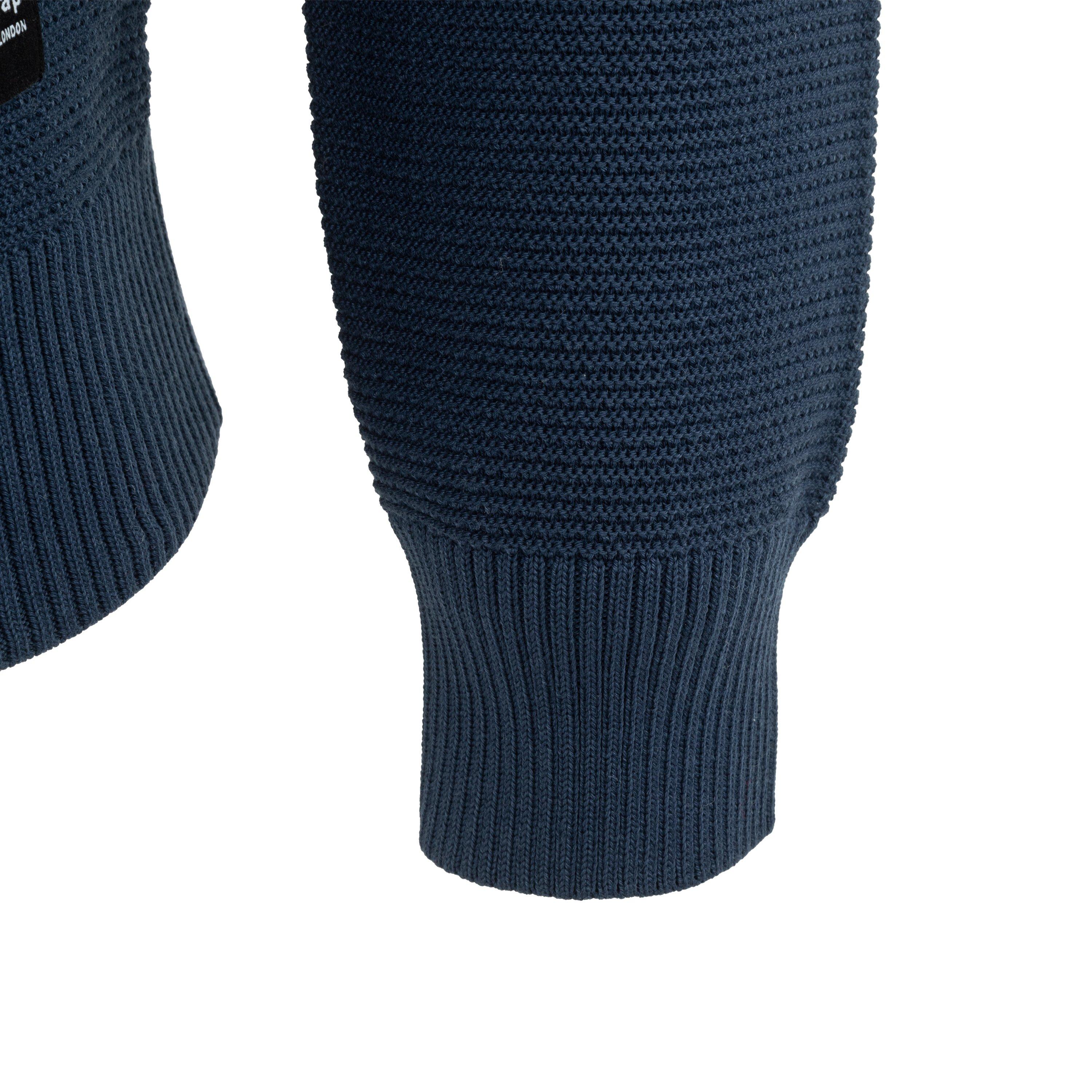 Azul marino - Firetrap - Crew Neck Jumper Knitted Pullover Men - 5