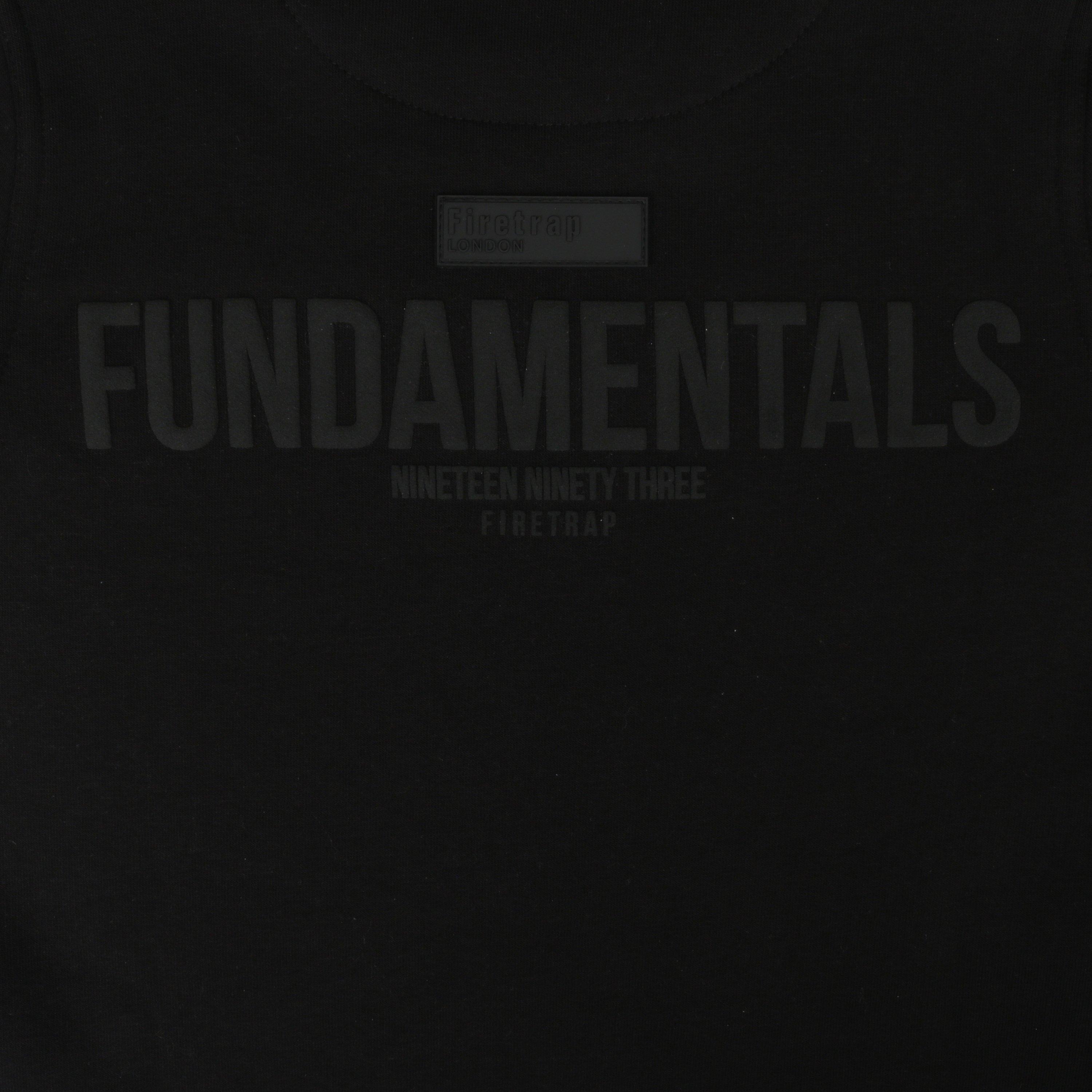 Negro - Firetrap - Puff Crew Sweatshirt - 3