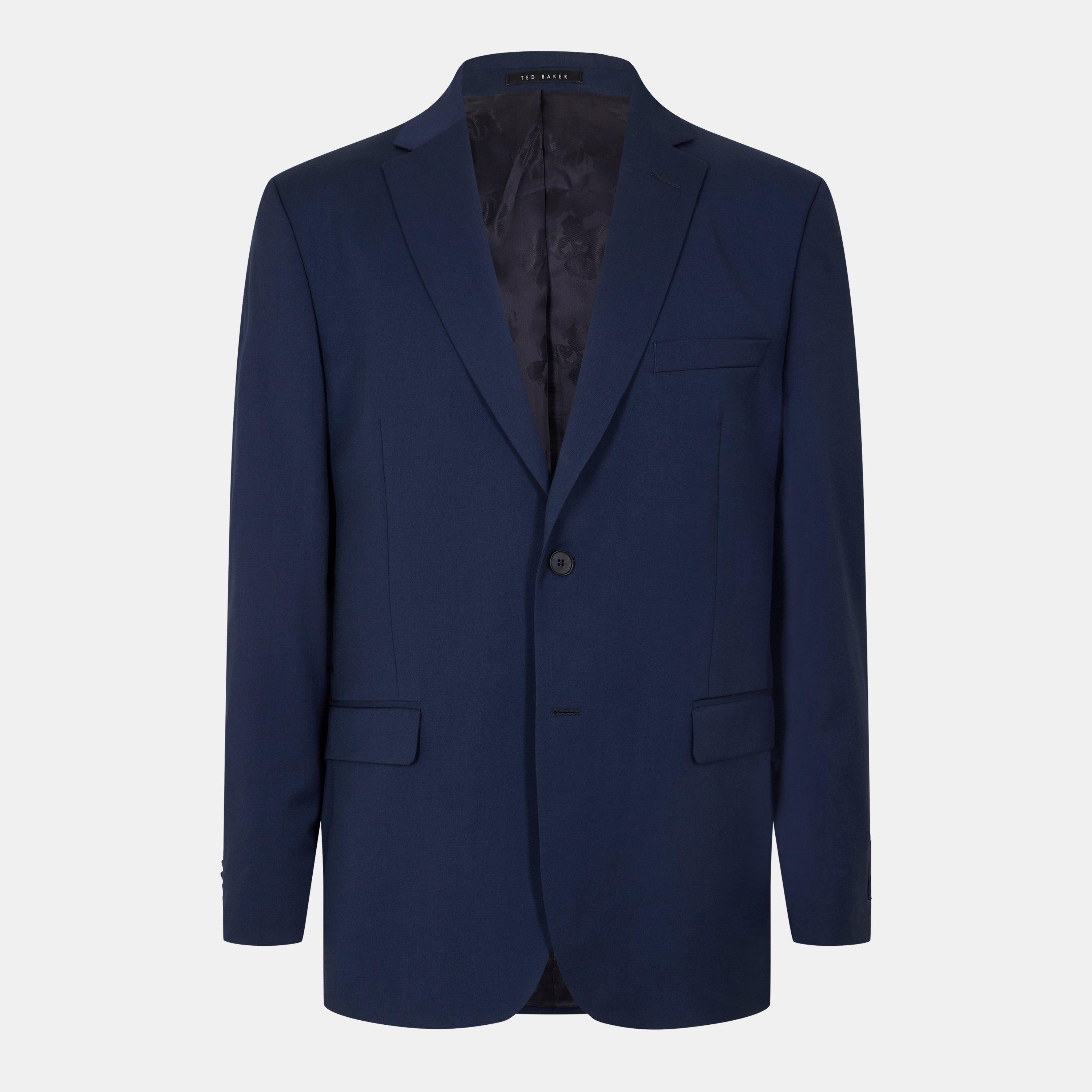 Ted Baker Men's Premium Twill Regular Suit Jacket - Blue - 44 (54)