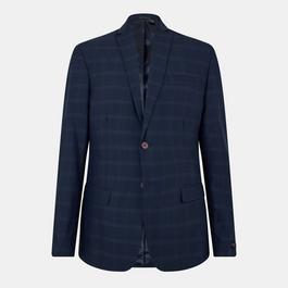Ted Baker Men's Rust Check Suit Jacket